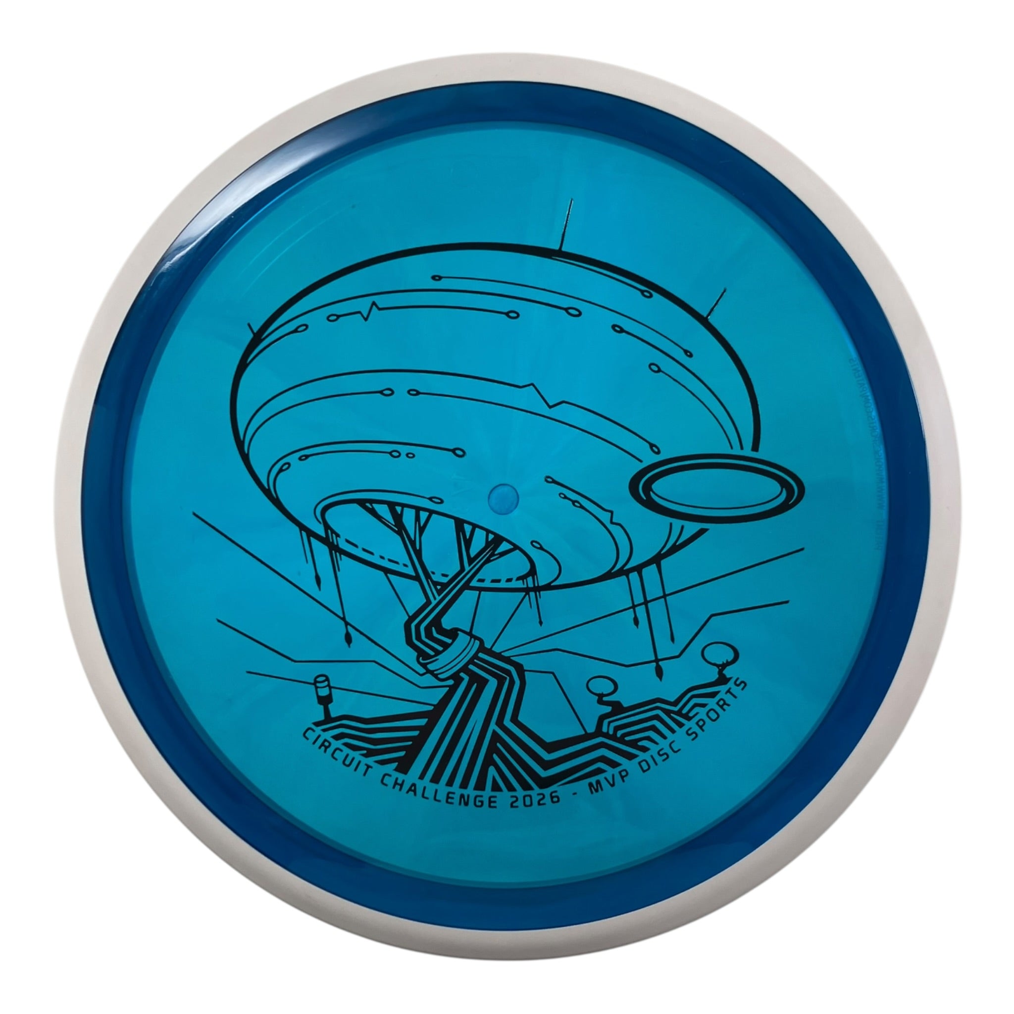 Axiom Discs Cypher | Proton | Blue/White 173-174g (Circuit Challenge) Disc Golf