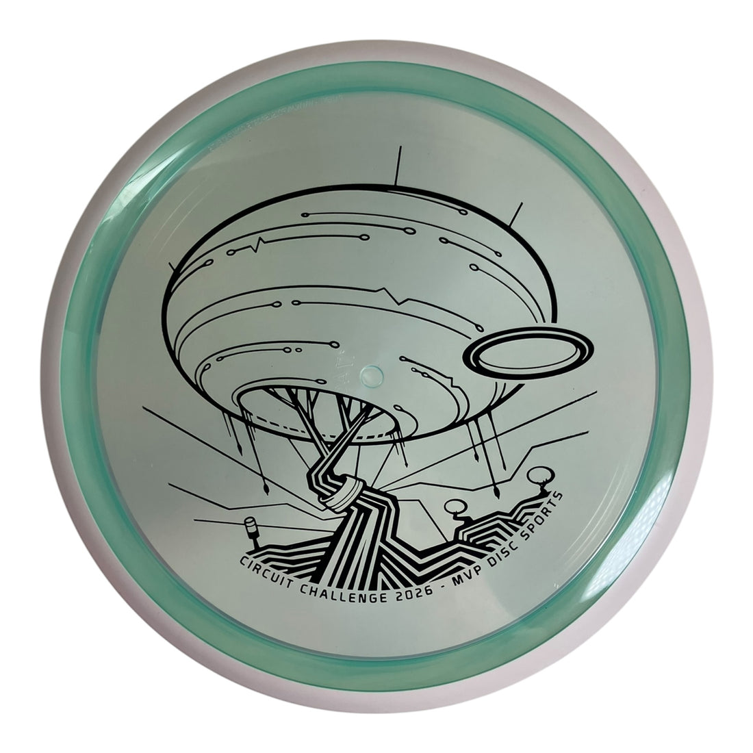 Axiom Discs Cypher | Proton | Light Blue/White 173-174g (Circuit Challenge) Disc Golf