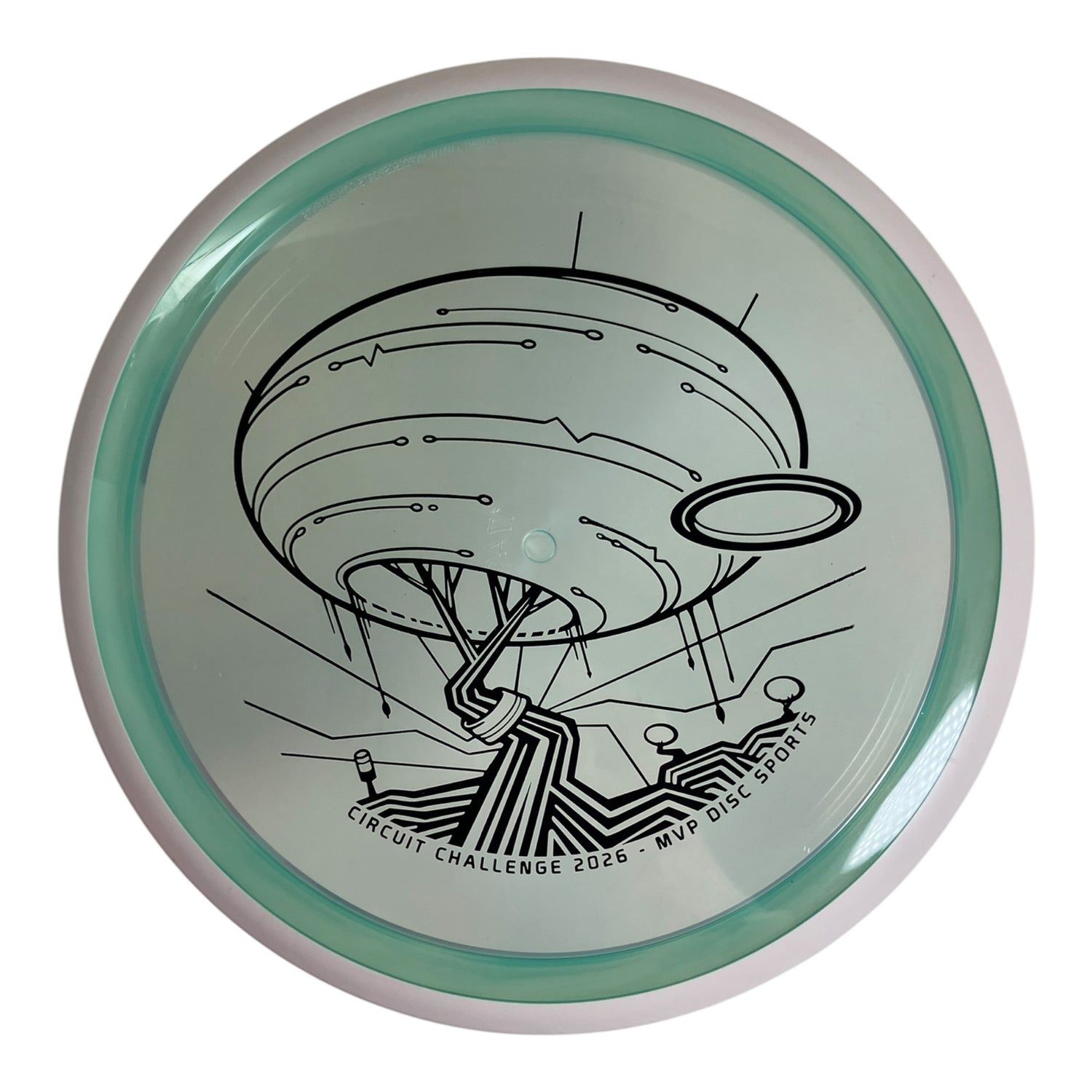Axiom Discs Cypher | Proton | Light Blue/White 173-174g (Circuit Challenge) Disc Golf