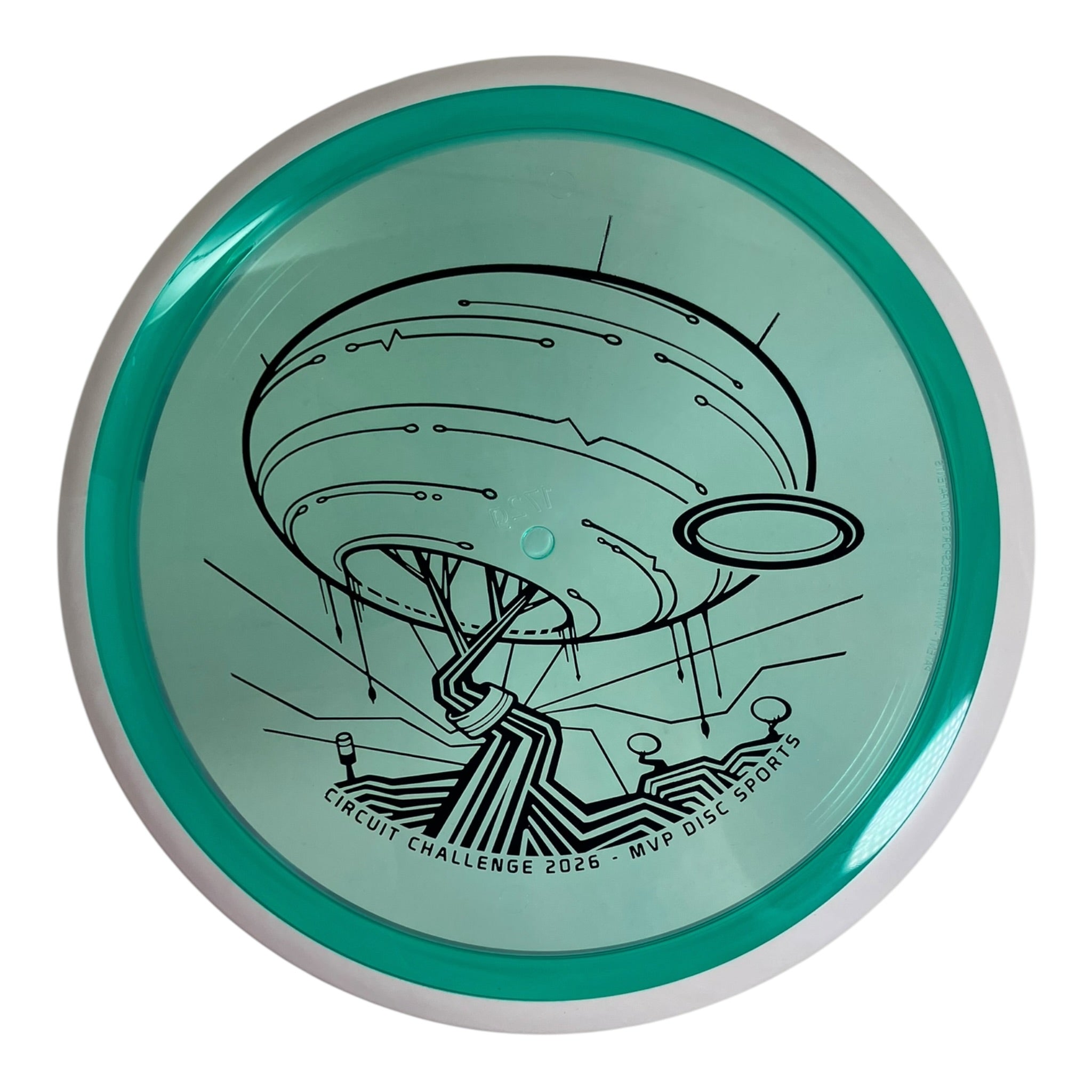 Axiom Discs Cypher | Proton | Teal/White 172-174g (Circuit Challenge) Disc Golf