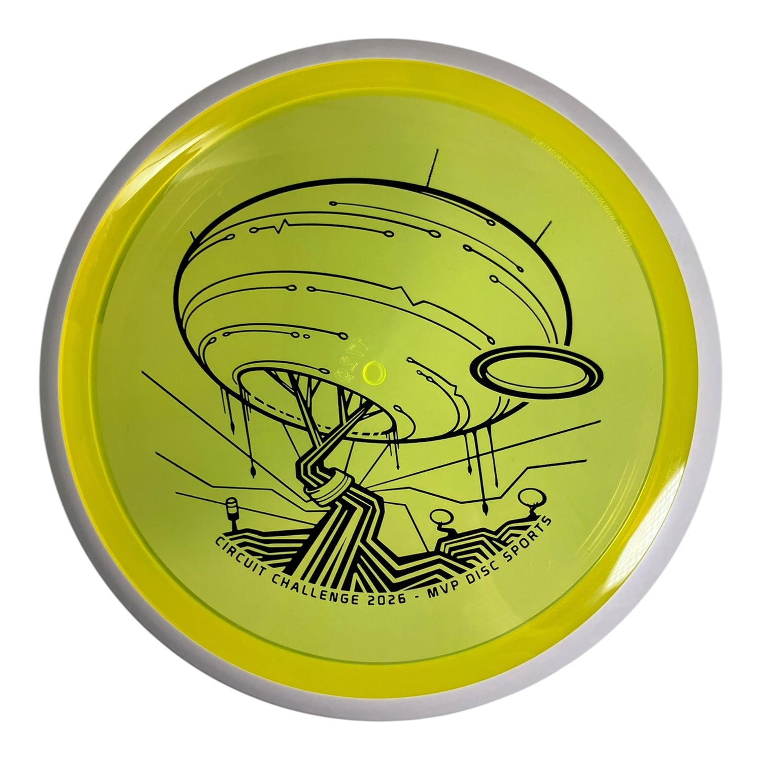 Axiom Discs Cypher | Proton | Yellow/White 172-173g (Circuit Challenge) Disc Golf