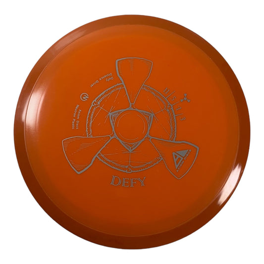 Axiom Discs Defy | Neutron | Orange/Orange 173g Disc Golf