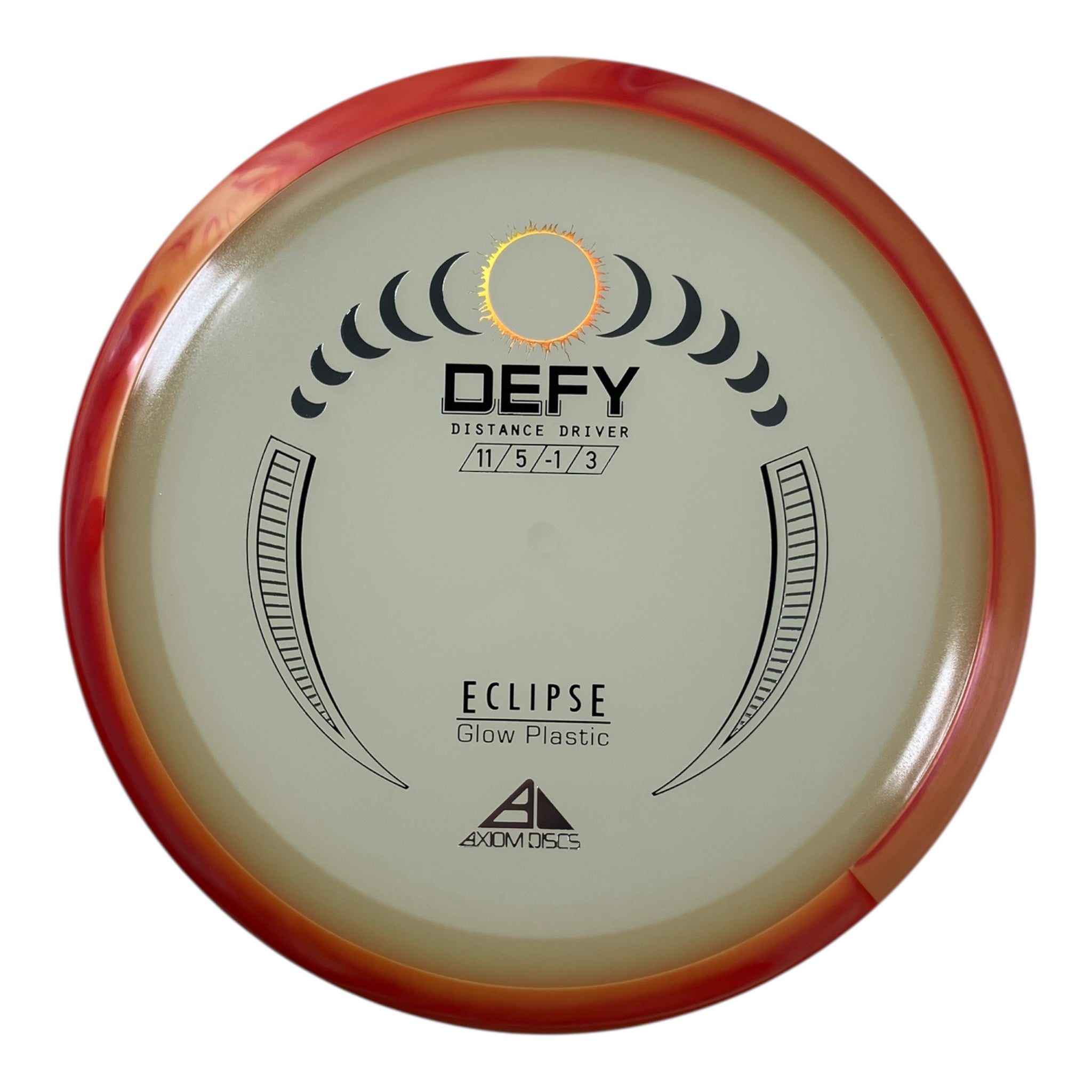 Axiom Discs Defy | Eclipse | Glow/Orange 168g Disc Golf