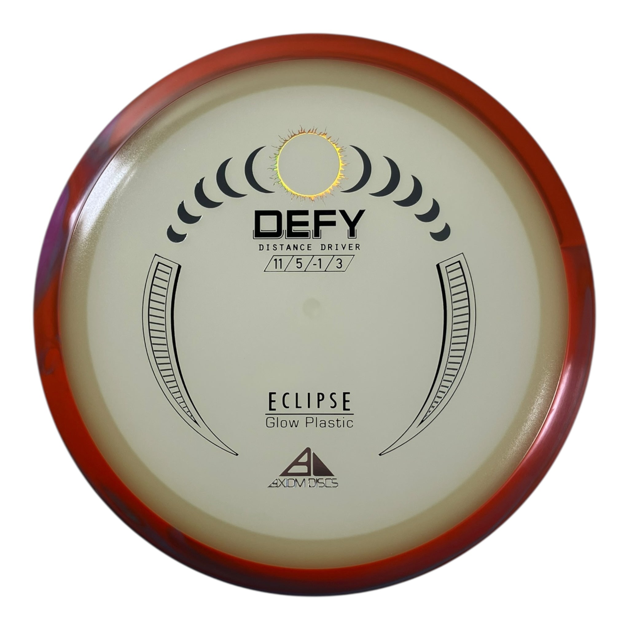 Axiom Discs Defy | Eclipse | Glow/Orange 174g Disc Golf