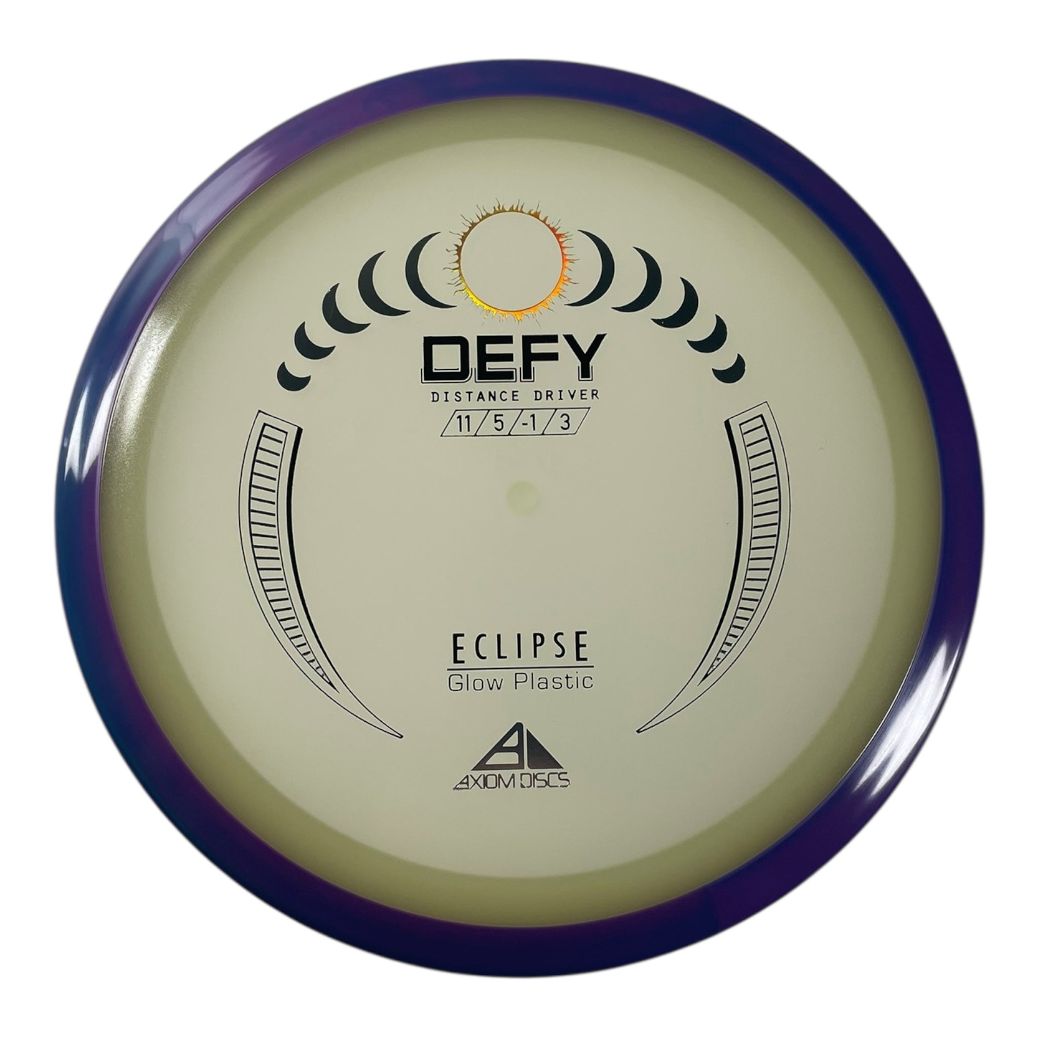 Axiom Discs Defy | Eclipse | Glow/Purple 173g Disc Golf
