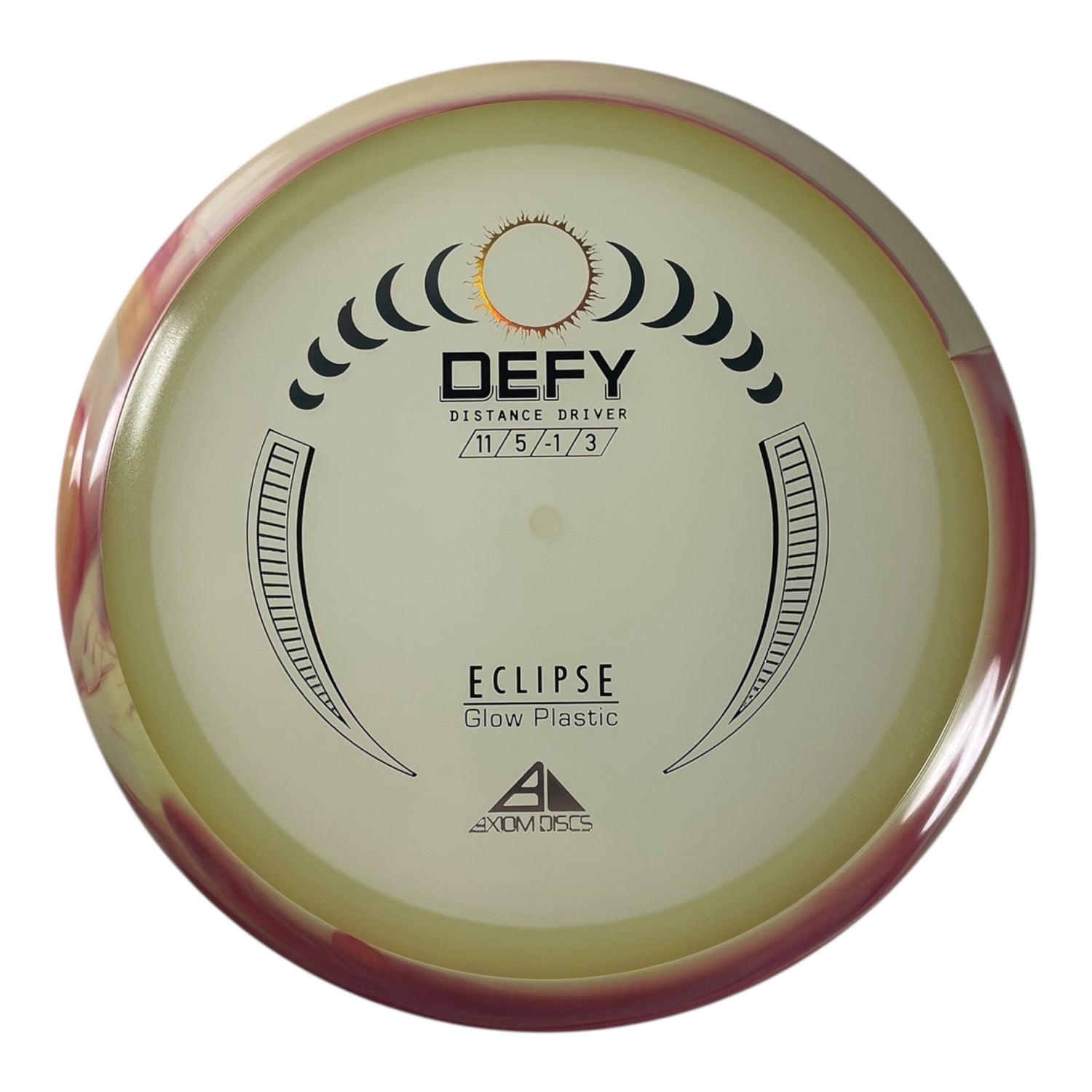 Axiom Discs Defy | Eclipse | Glow/Red 166g Disc Golf