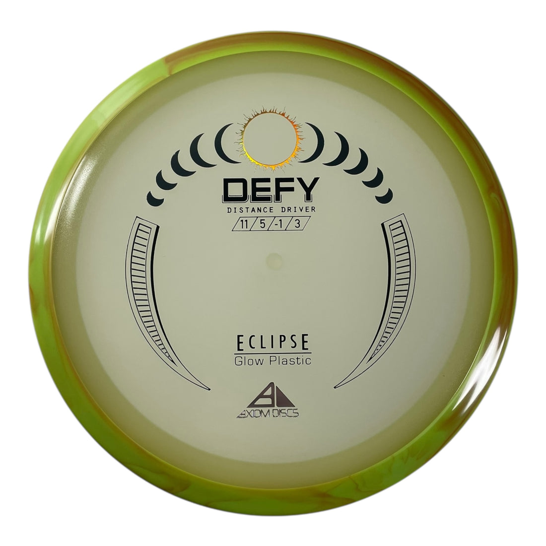 Axiom Discs Defy | Eclipse | Glow/Yellow 174g Disc Golf