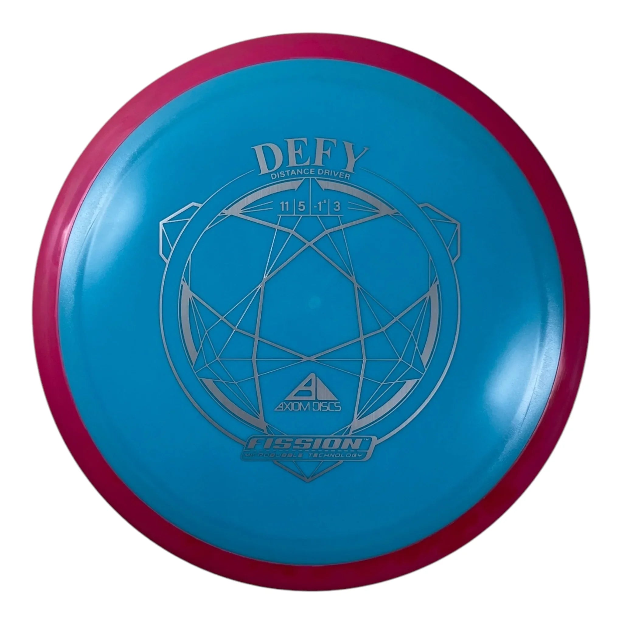 Axiom Discs Defy | Fission | Blue/Pink 174g Disc Golf