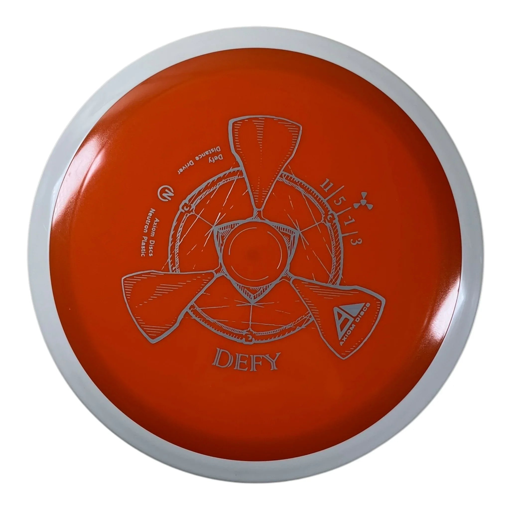 Axiom Discs Defy | Neutron | Orange/White 161g Disc Golf
