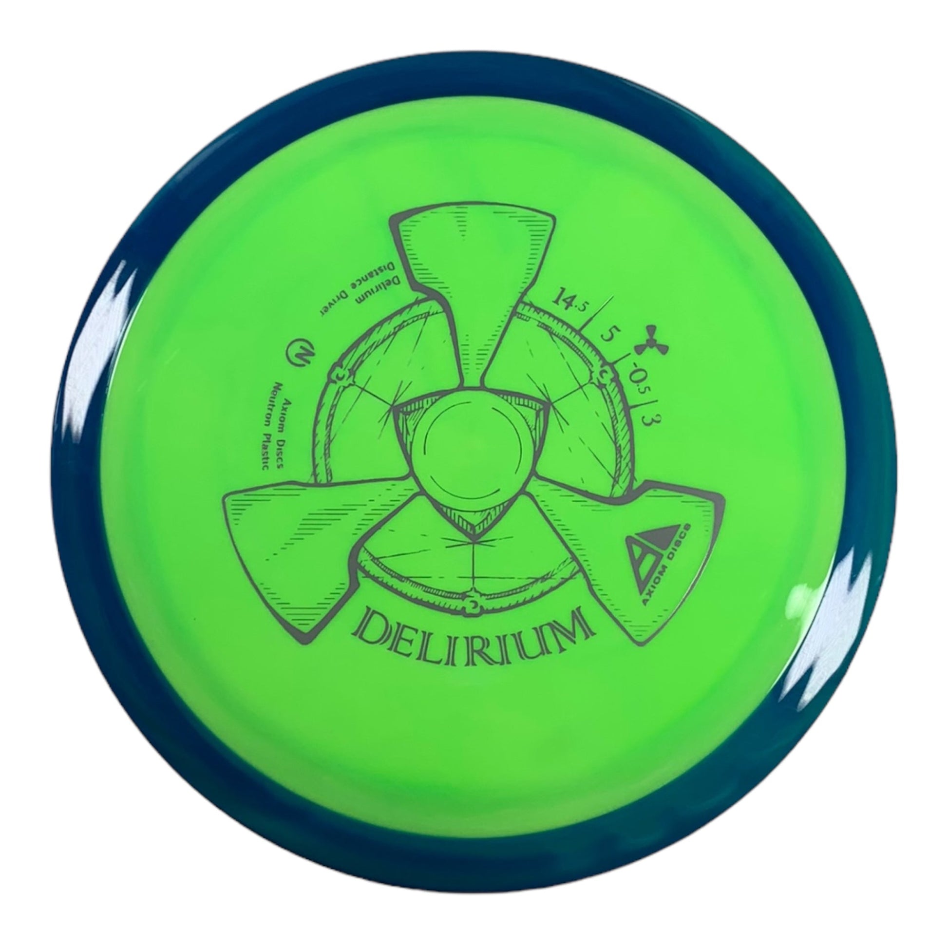 Axiom Discs Delirium | Neutron | Green/Blue 172g Disc Golf