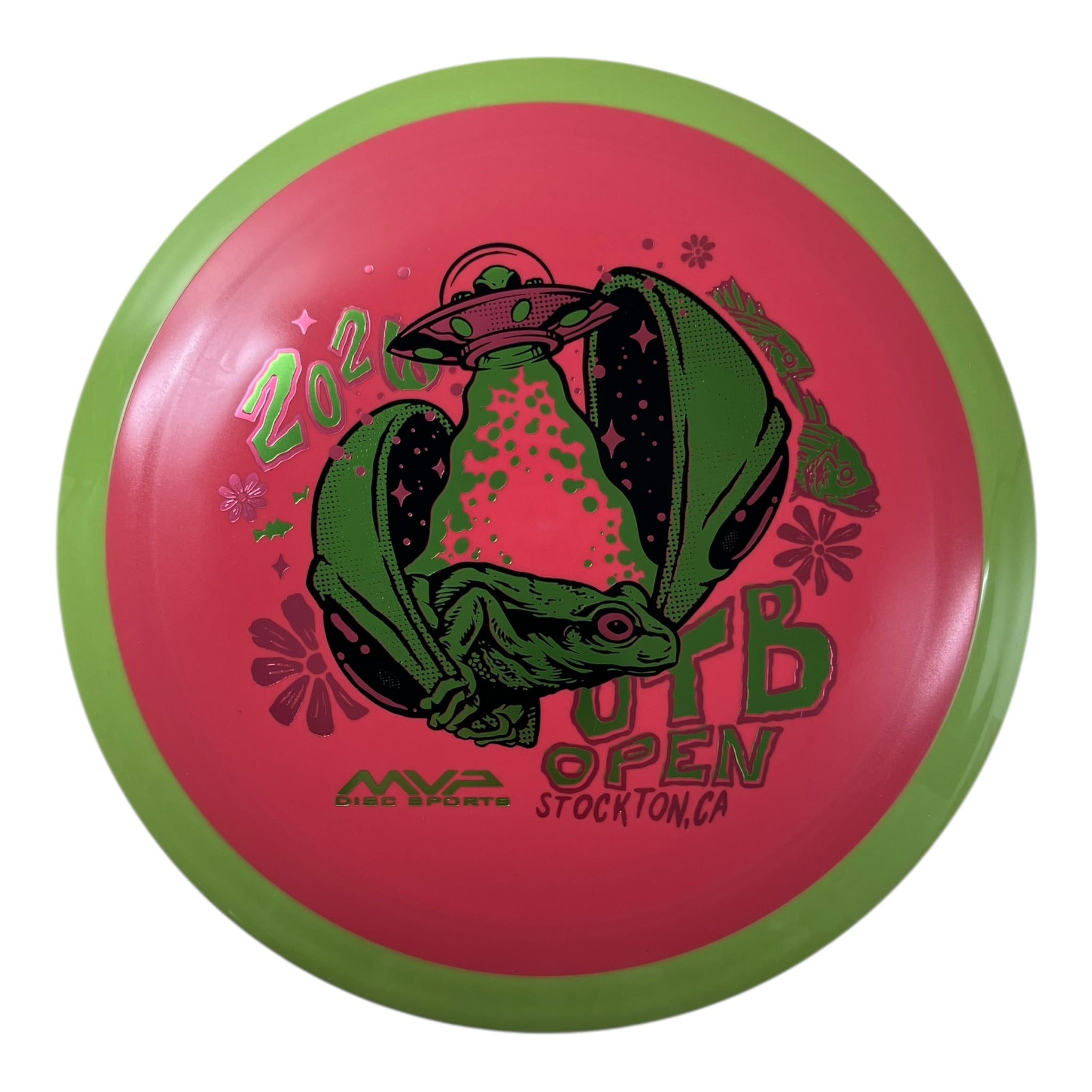 Axiom Discs Delirium | Fission | Pink/Green 174g (OTB Open 2026) Disc Golf