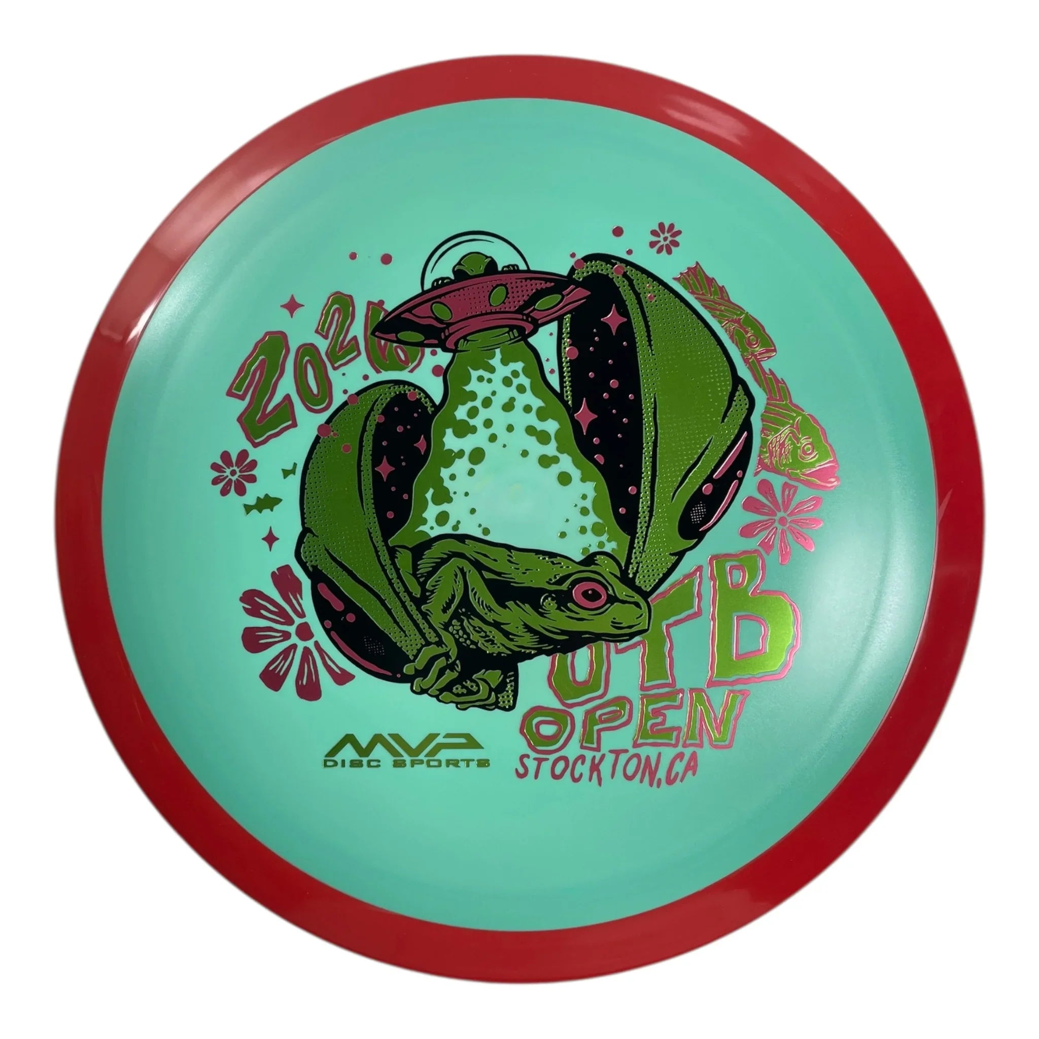 Axiom Discs Delirium | Fission | Teal/Red 174g (OTB Open 2026) Disc Golf