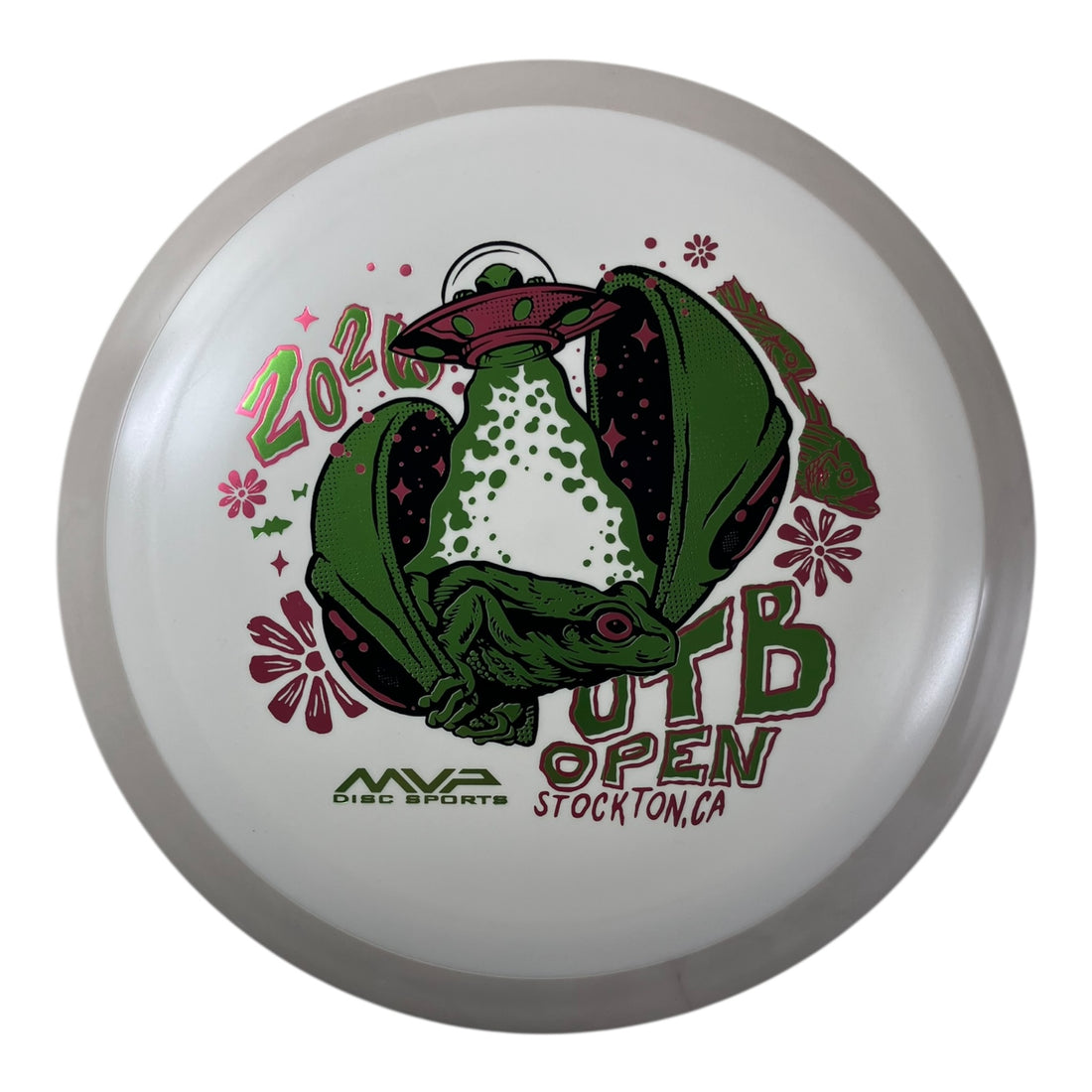Axiom Discs Delirium | Fission | White/Pink 174g (OTB Open 2026) Disc Golf
