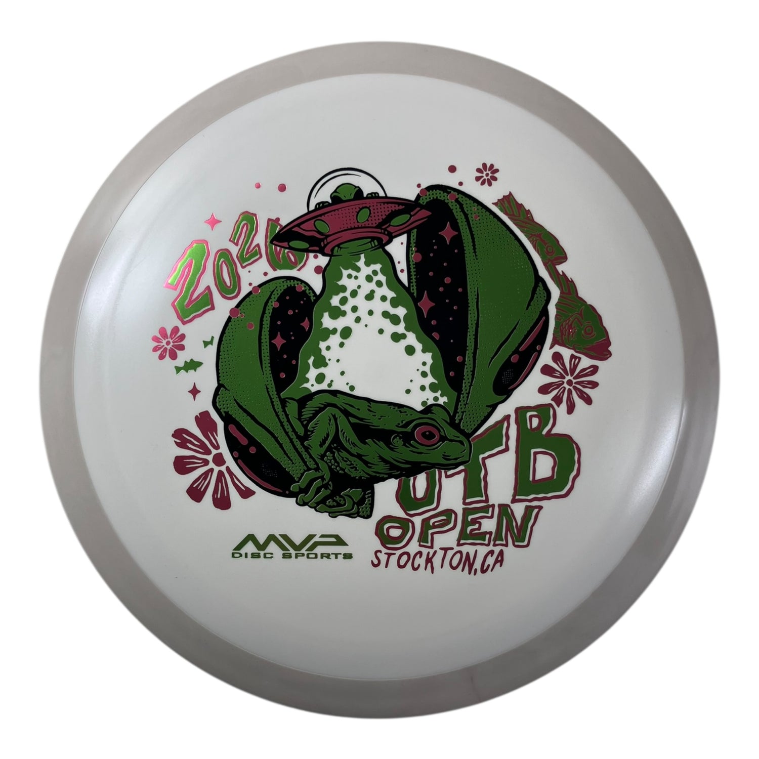 Axiom Discs Delirium | Fission | White/Pink 174g (OTB Open 2026) Disc Golf