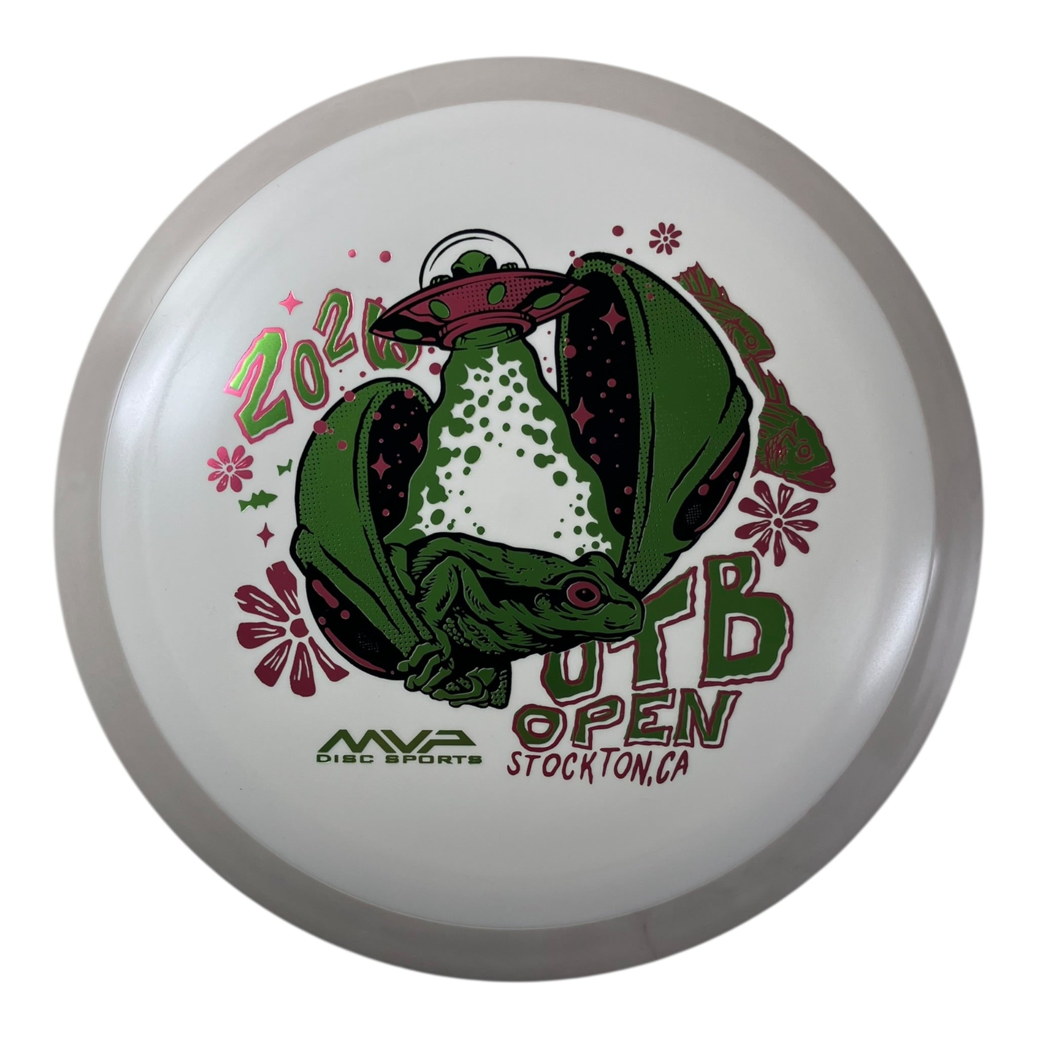 Axiom Discs Delirium | Fission | White/Pink 174g (OTB Open 2026) Disc Golf
