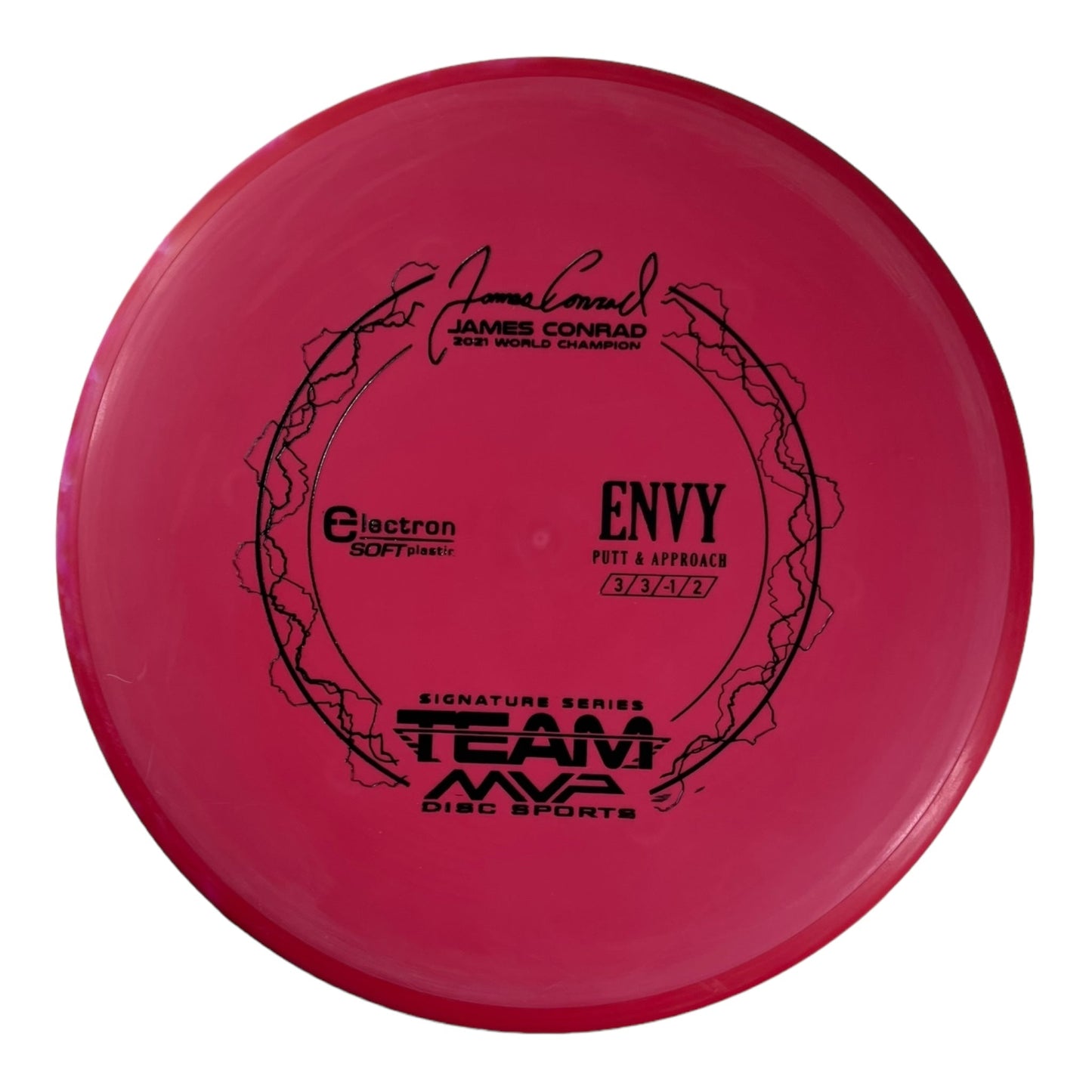 Axiom Discs Envy | Electron Soft | Red/Red 165g (James Conrad) Disc Golf