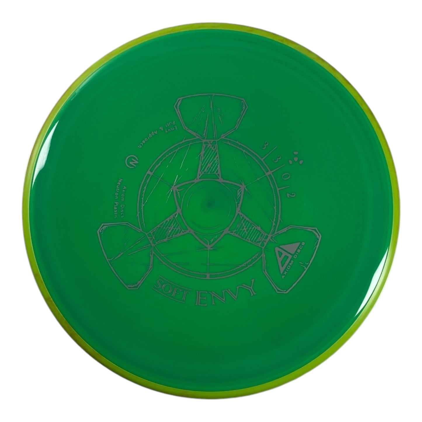 Axiom Discs Envy | Neutron Soft | Green/Yellow 174g Disc Golf