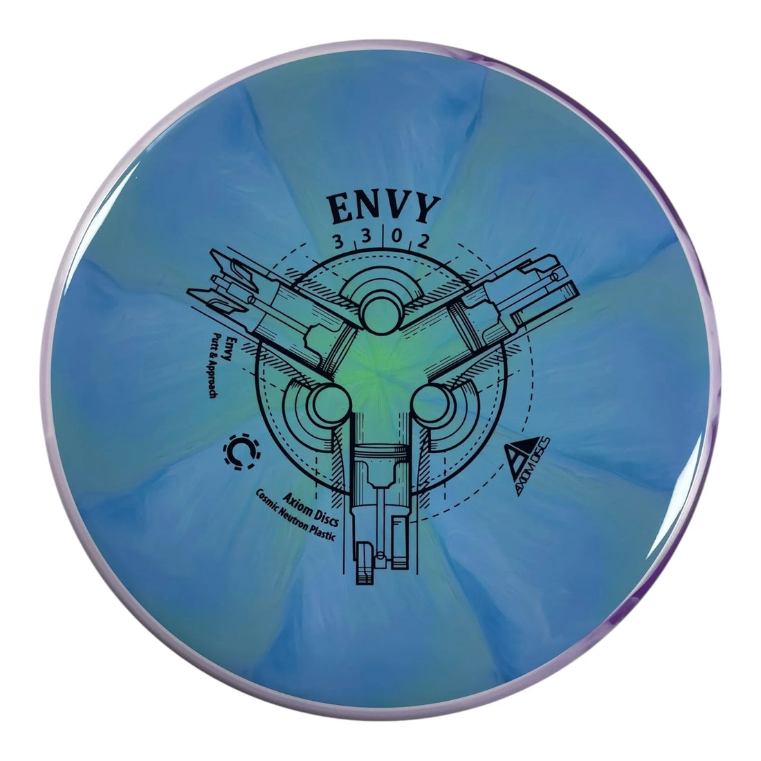 Axiom Discs Envy | Cosmic Neutron | Blue/Purple 166g Disc Golf