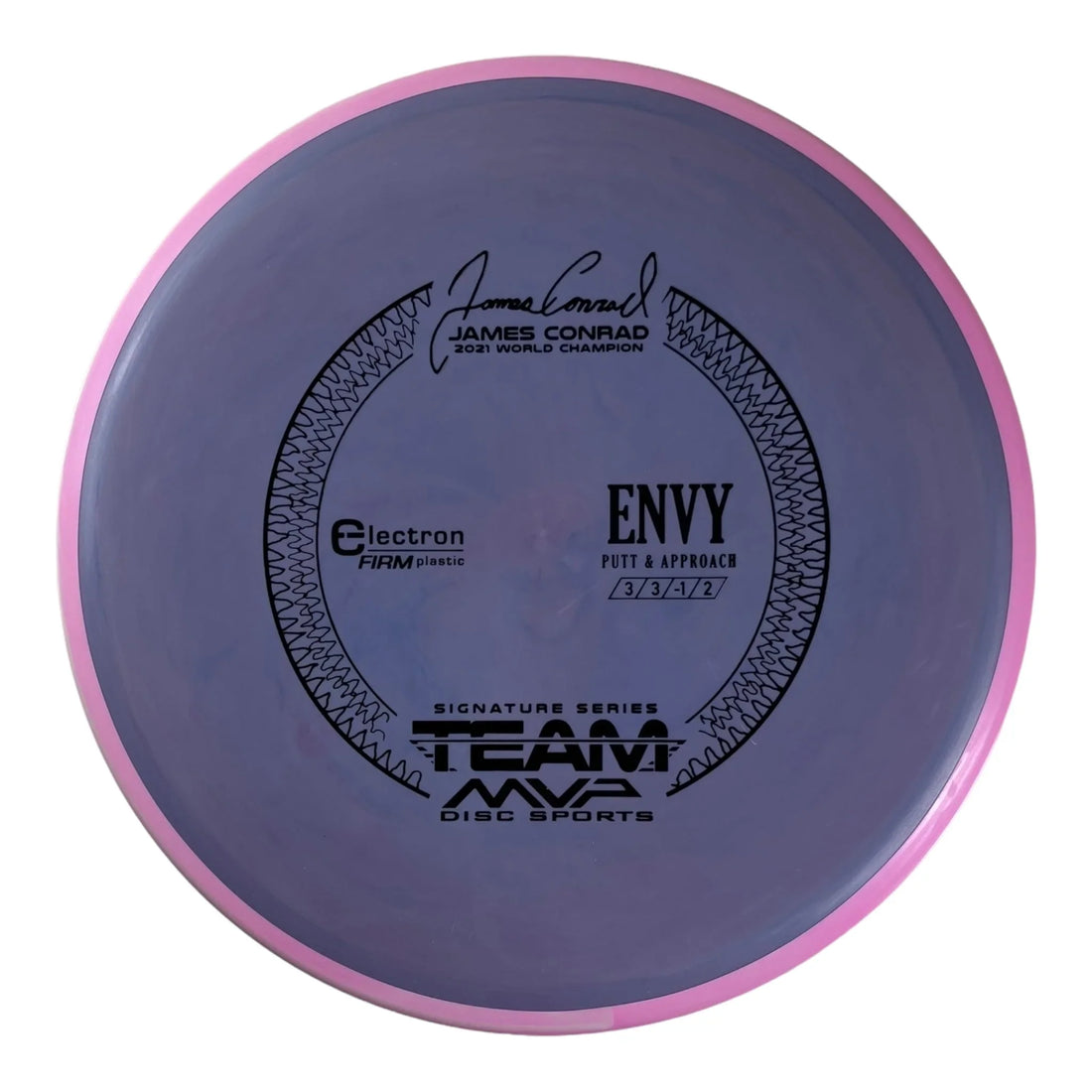 Axiom Discs Envy | Electron Firm | Grey/Pink 175g (James Conrad) Disc Golf