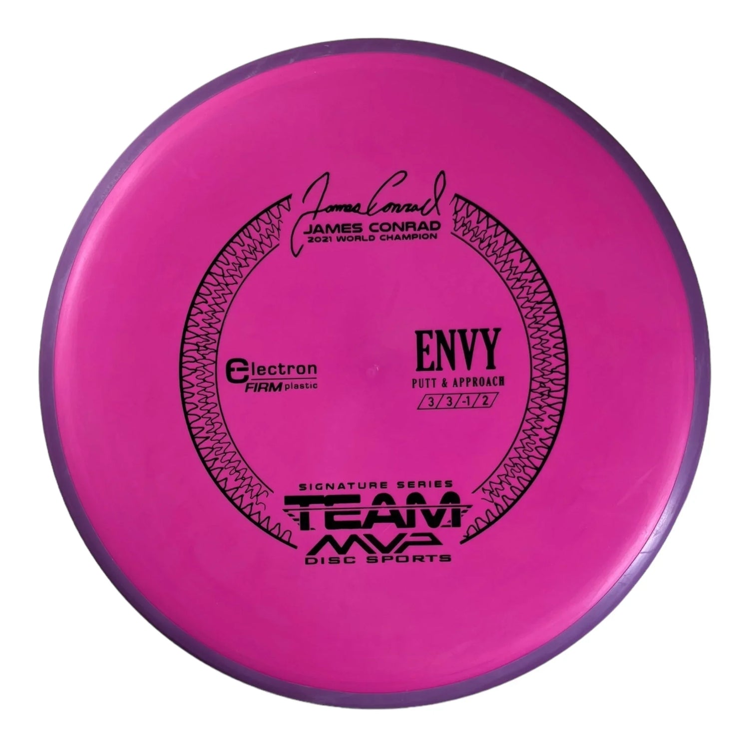 Axiom Discs Envy | Electron Firm | Pink/Purple 174g (James Conrad) Disc Golf