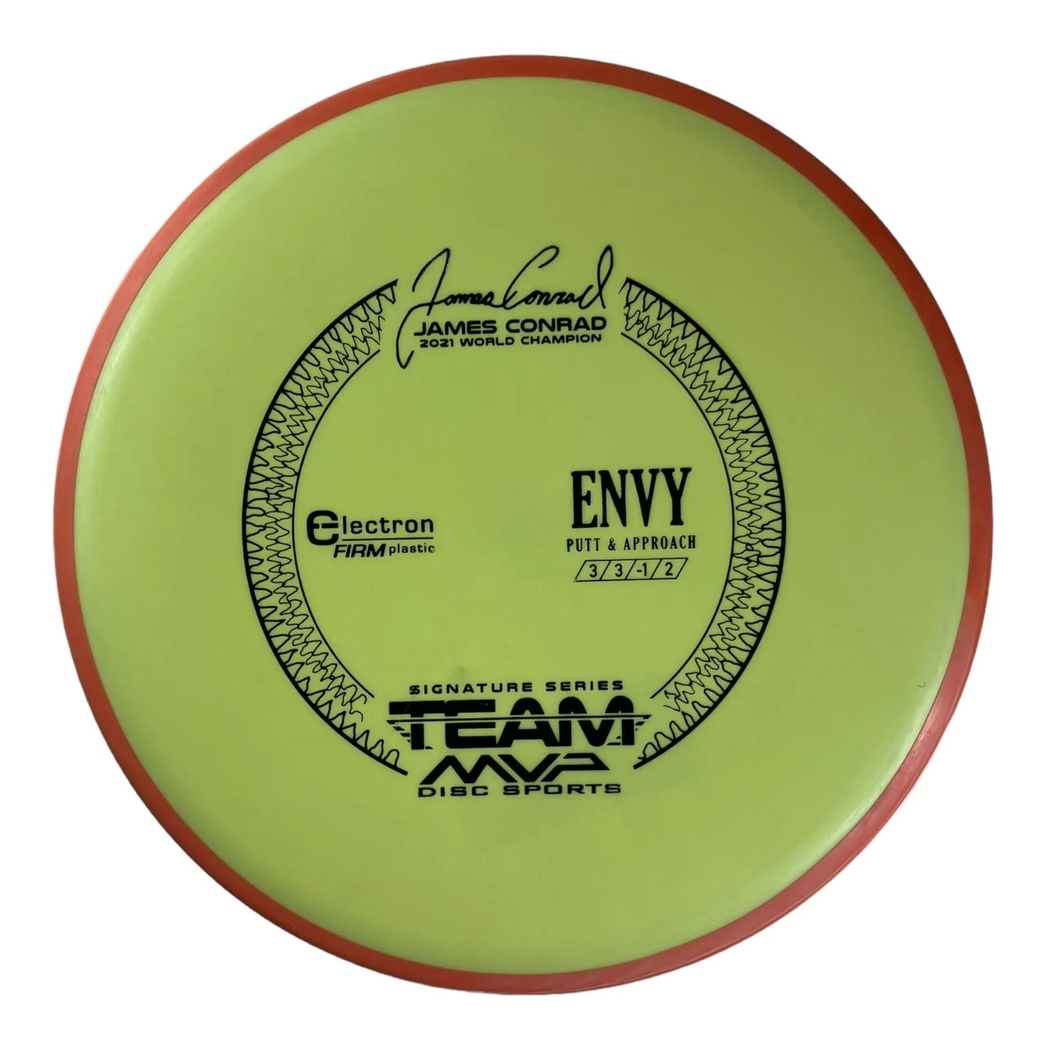 Axiom Discs Envy | Electron Firm | Yellow/Orange 172g (James Conrad) Disc Golf