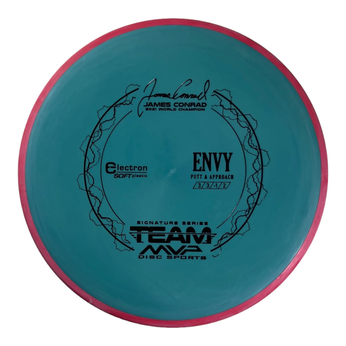 Axiom Discs Envy | Electron Soft | Blue/Pink 172g (James Conrad) Disc Golf