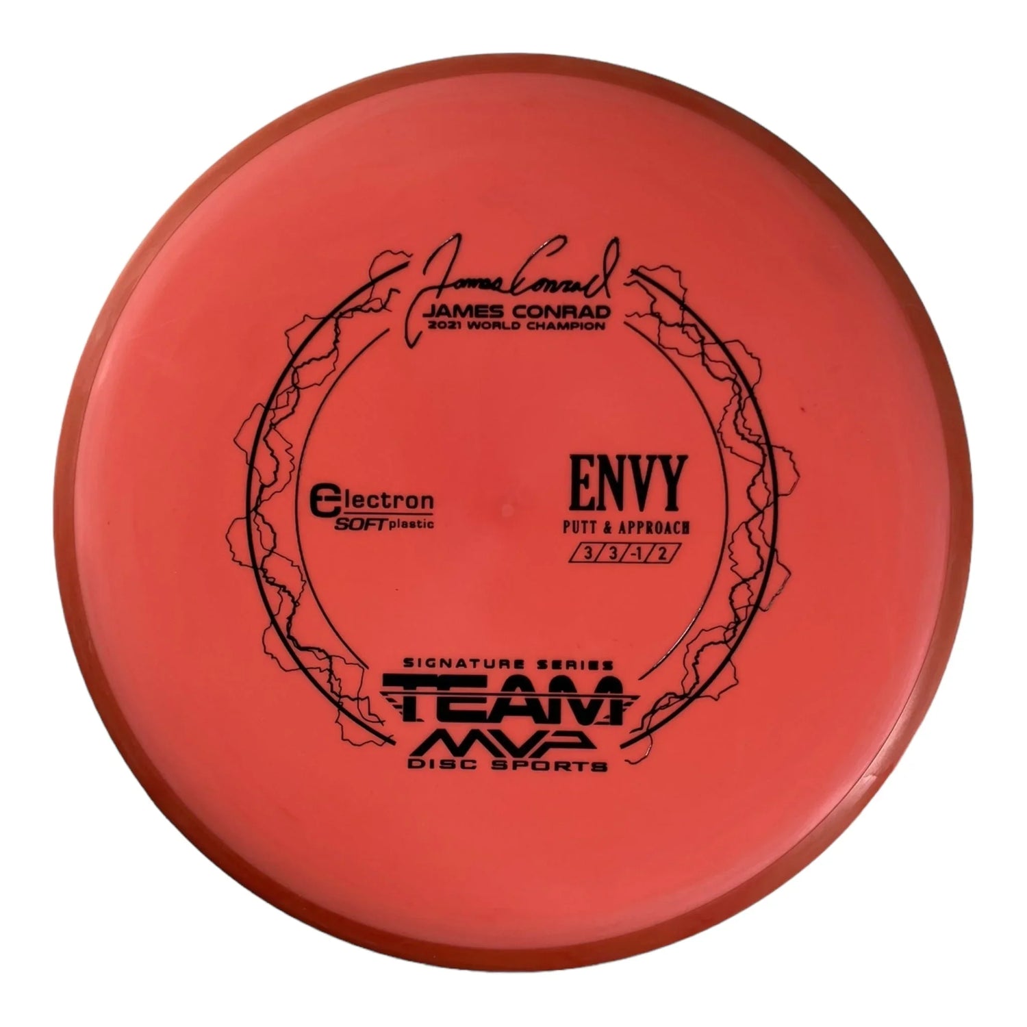 Axiom Discs Envy | Electron Soft | Orange/Orange 174g (James Conrad) Disc Golf