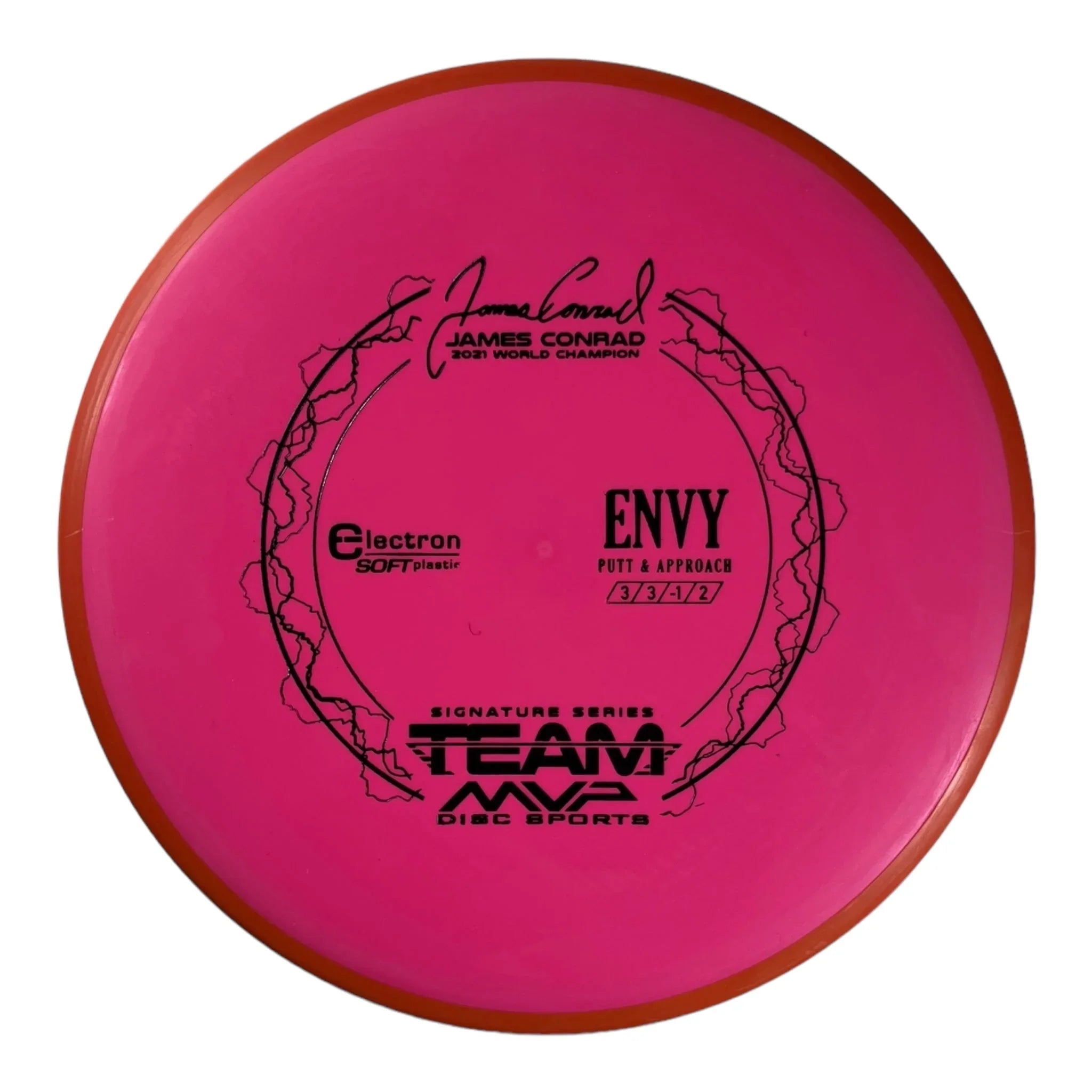 Axiom Discs Envy | Electron Soft | Pink/Orange 165g (James Conrad) Disc Golf