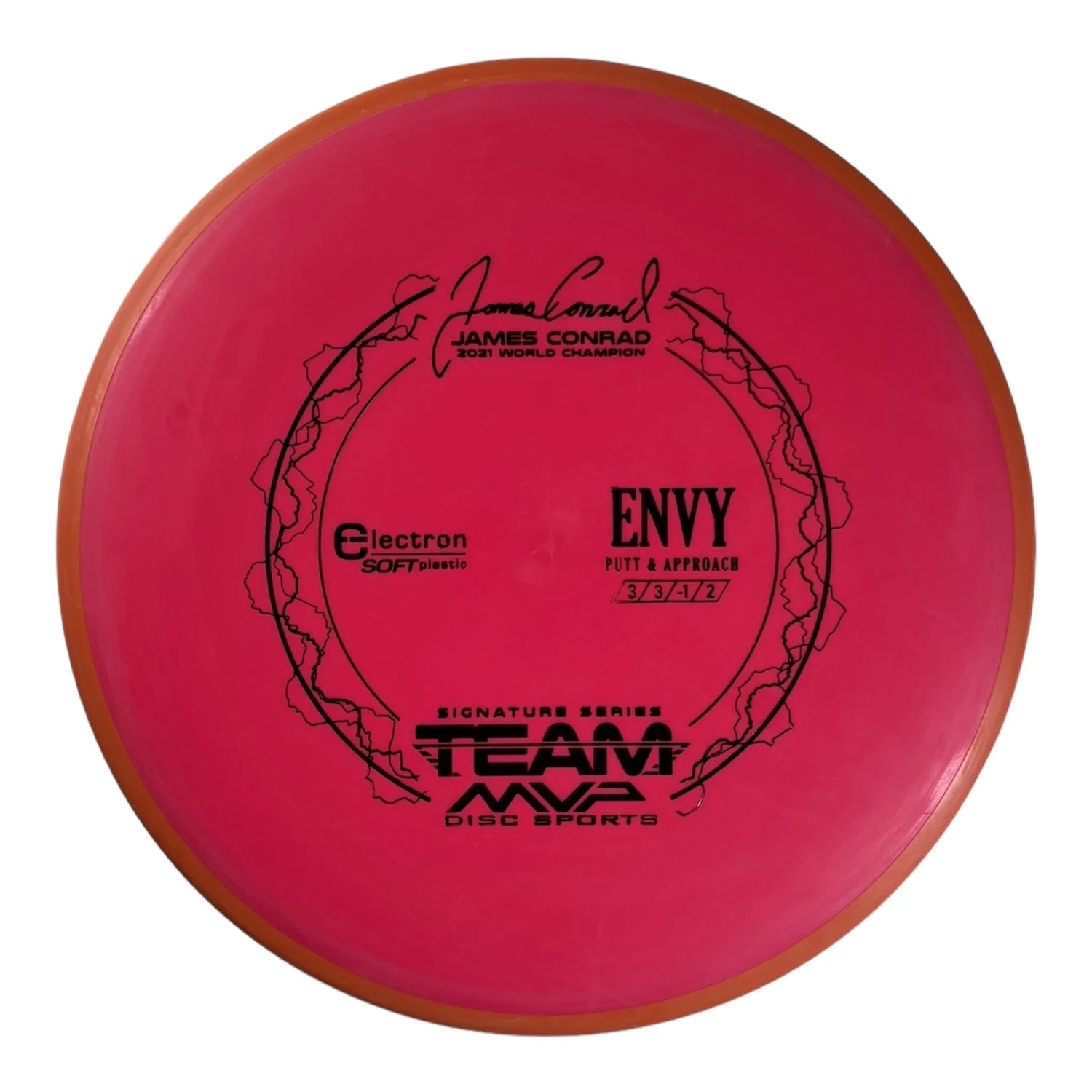 Axiom Discs Envy | Electron Soft | Red/Orange 175g (James Conrad) Disc Golf