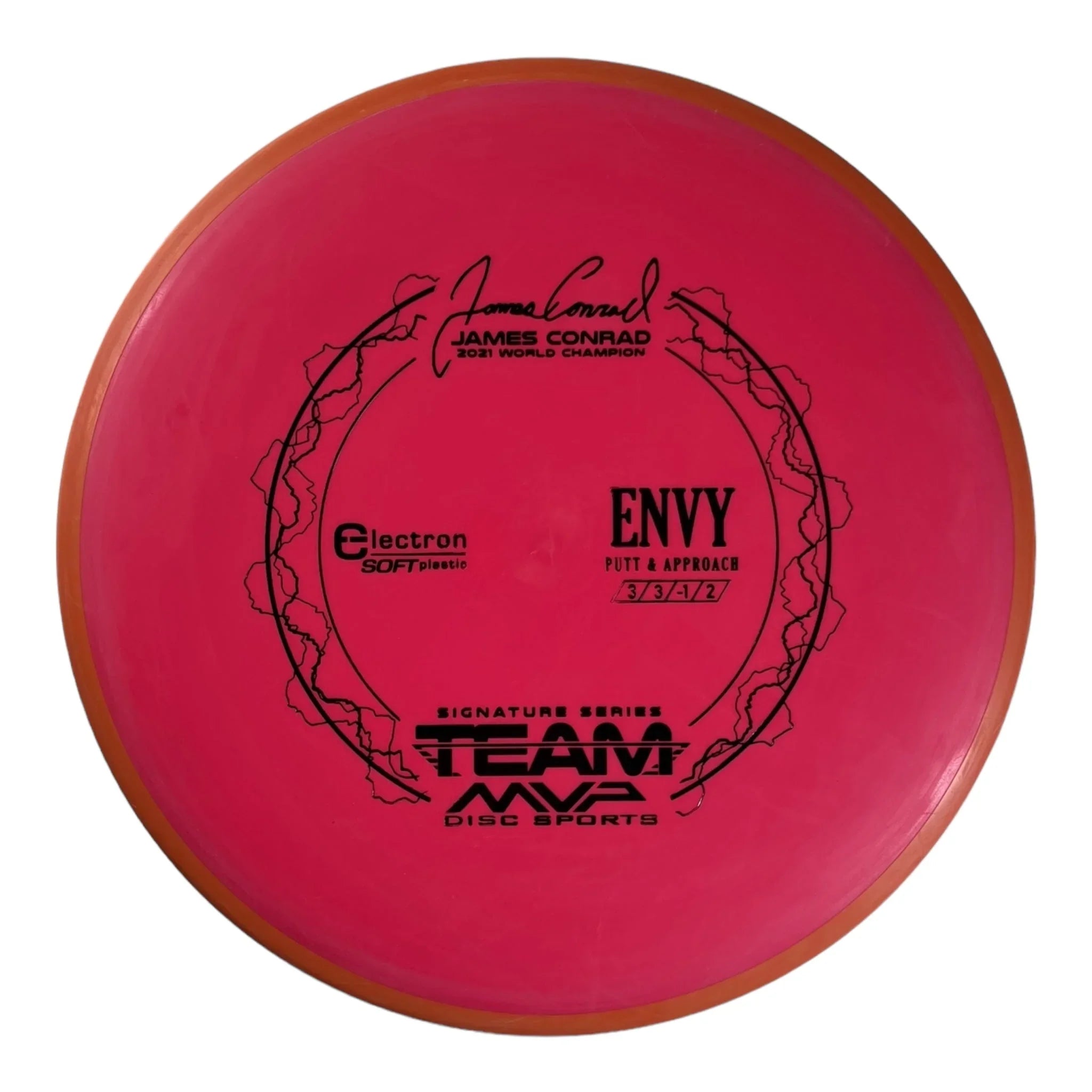 Axiom Discs Envy | Electron Soft | Red/Orange 175g (James Conrad) Disc Golf