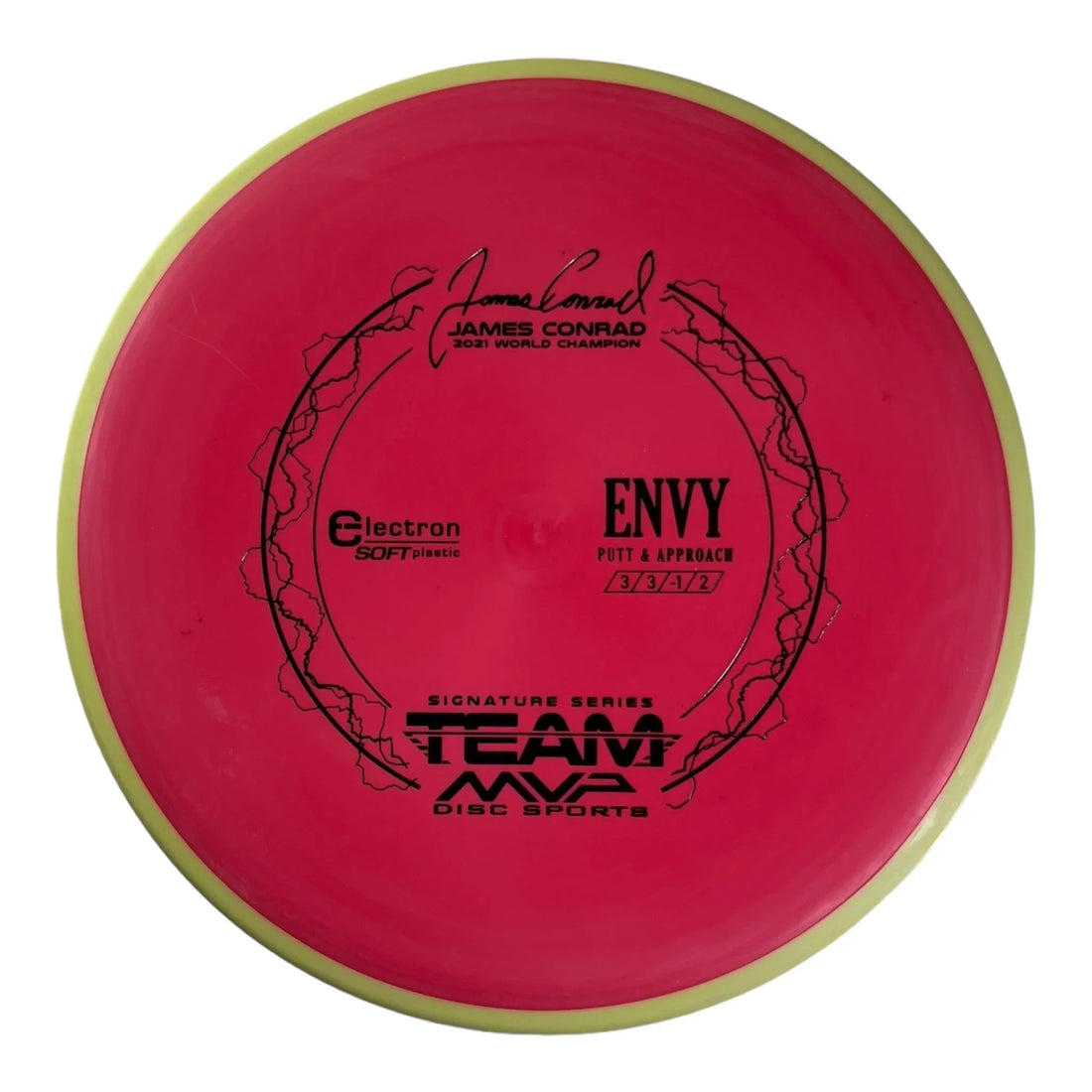 Axiom Discs Envy | Electron Soft | Red/Yellow 173g (James Conrad) Disc Golf
