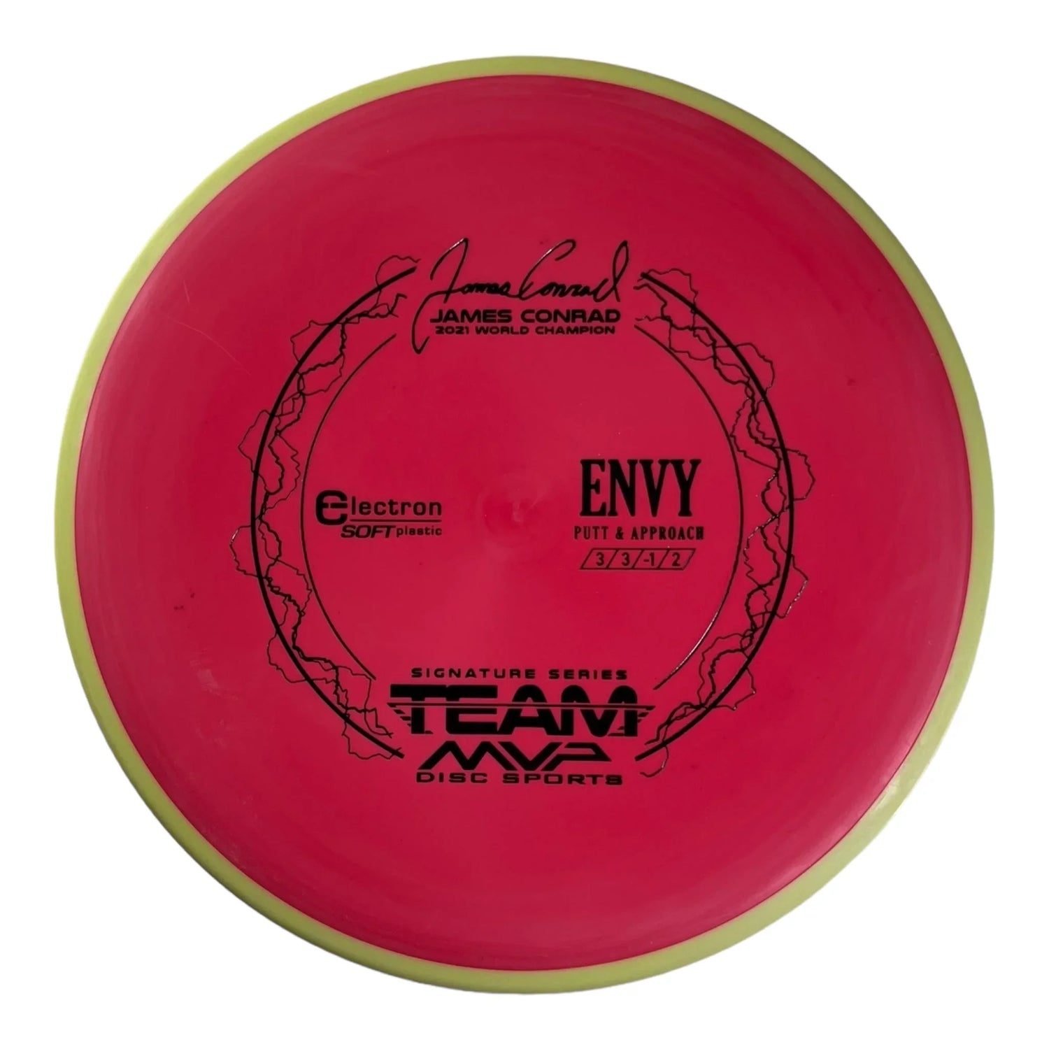 Axiom Discs Envy | Electron Soft | Red/Yellow 173g (James Conrad) Disc Golf