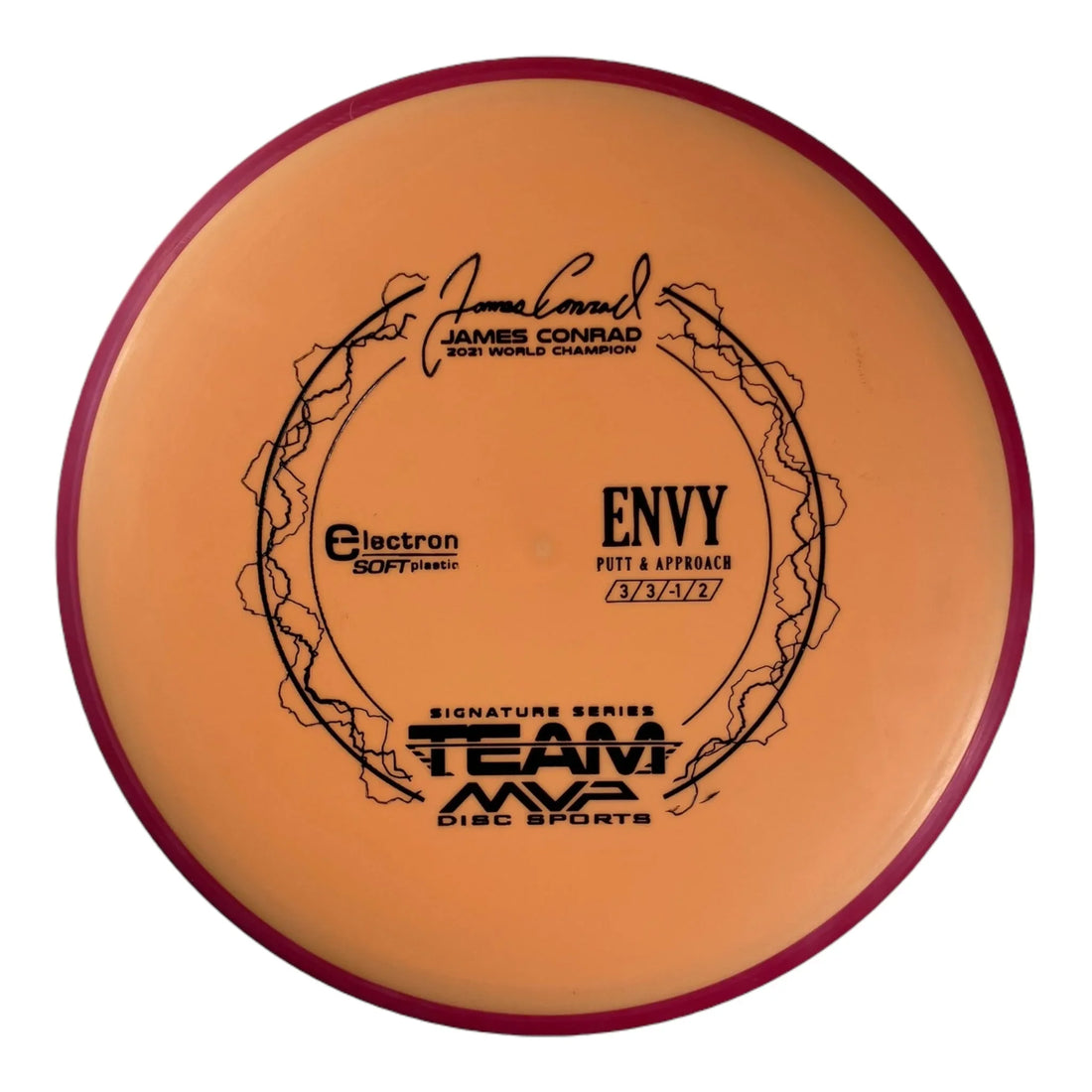 Axiom Discs Envy | Electron Soft | Yellow/Red 165g (James Conrad) Disc Golf