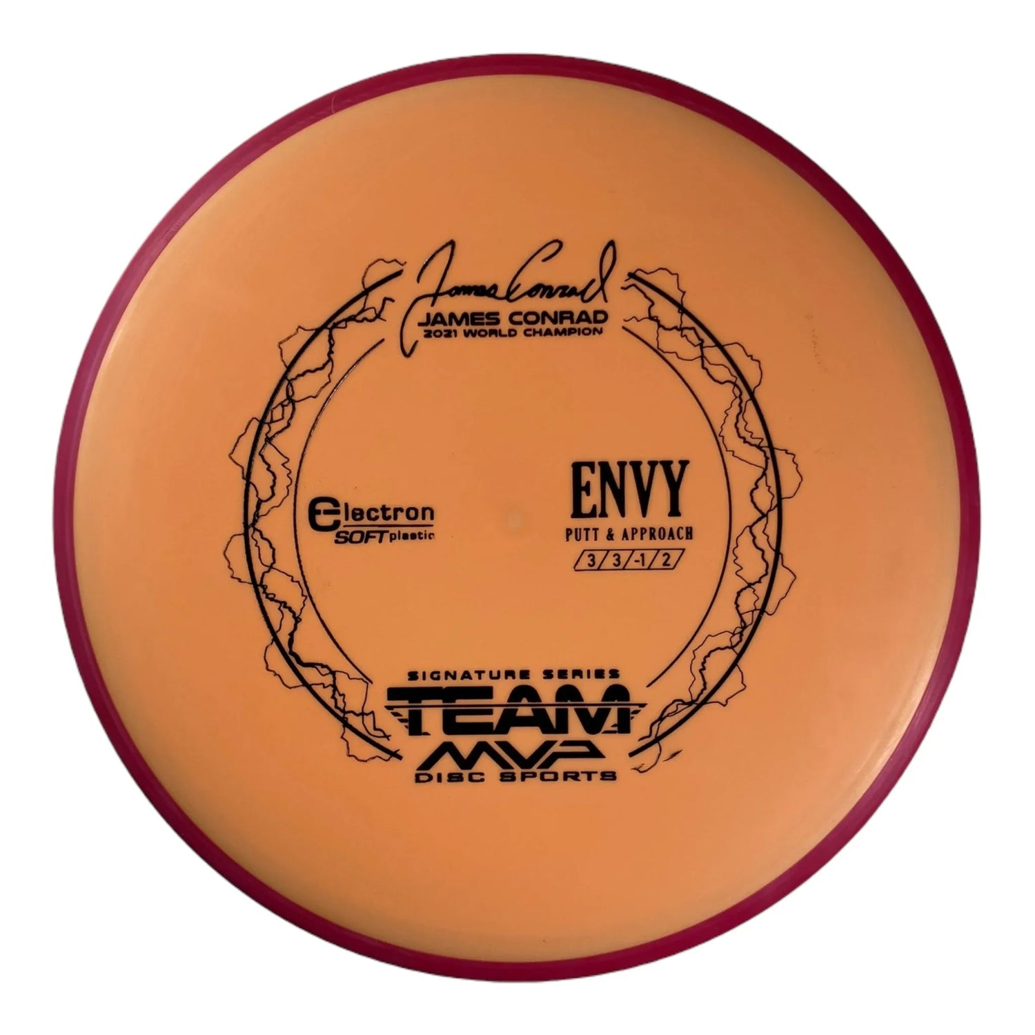 Axiom Discs Envy | Electron Soft | Yellow/Red 165g (James Conrad) Disc Golf
