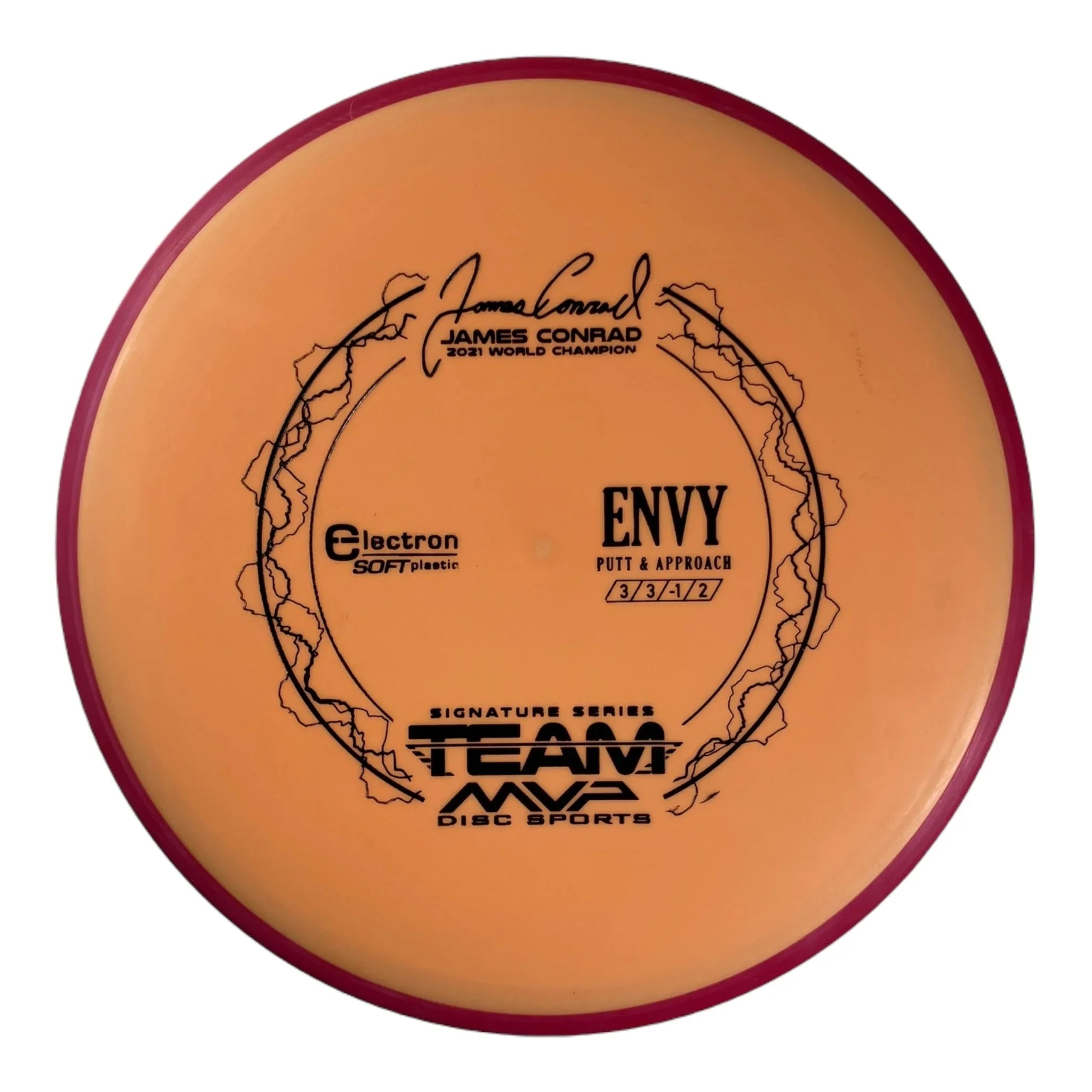 Axiom Discs Envy | Electron Soft | Yellow/Red 165g (James Conrad) Disc Golf