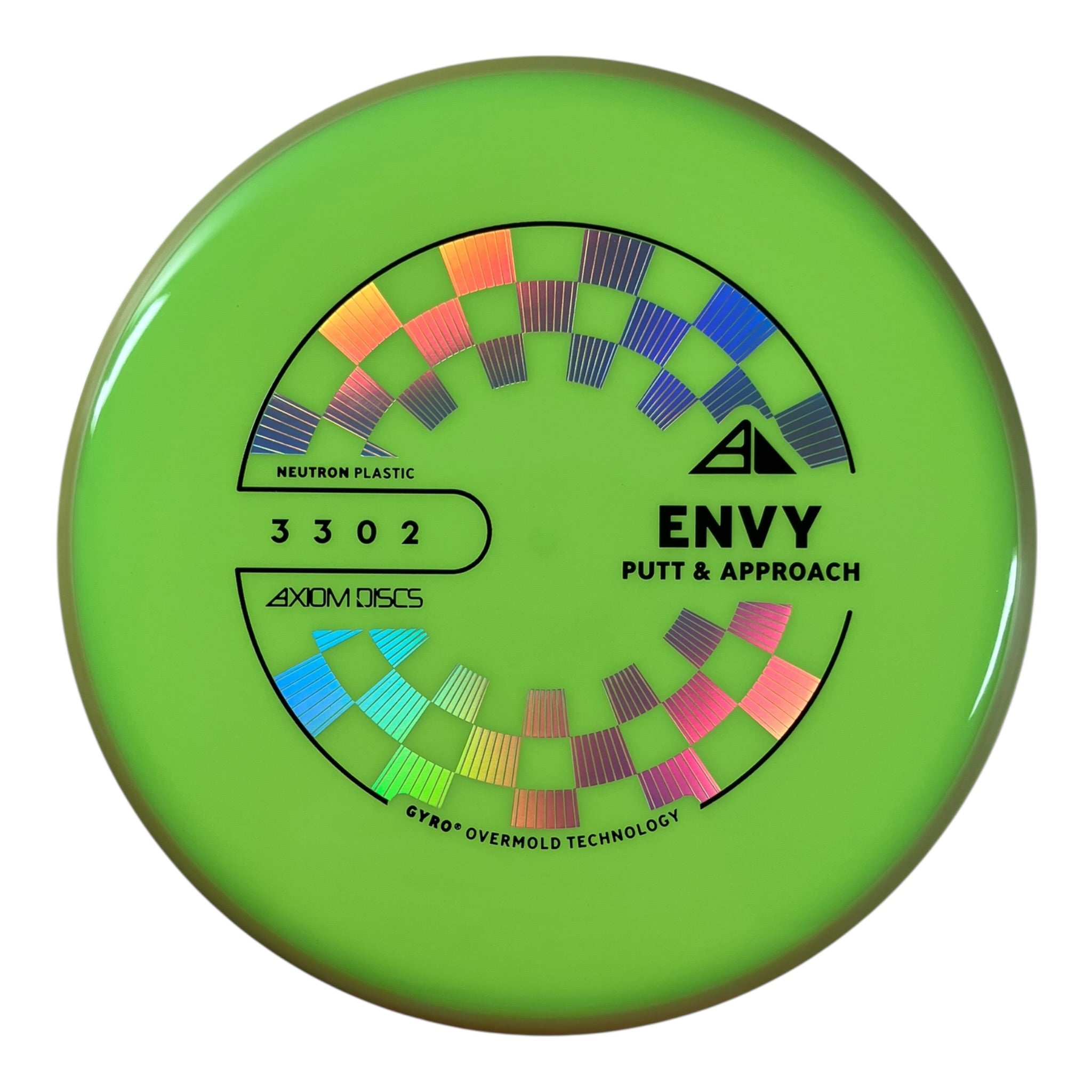 Axiom Discs Envy | Neutron | Green/Yellow 173g (Project Lab Coat) Disc Golf