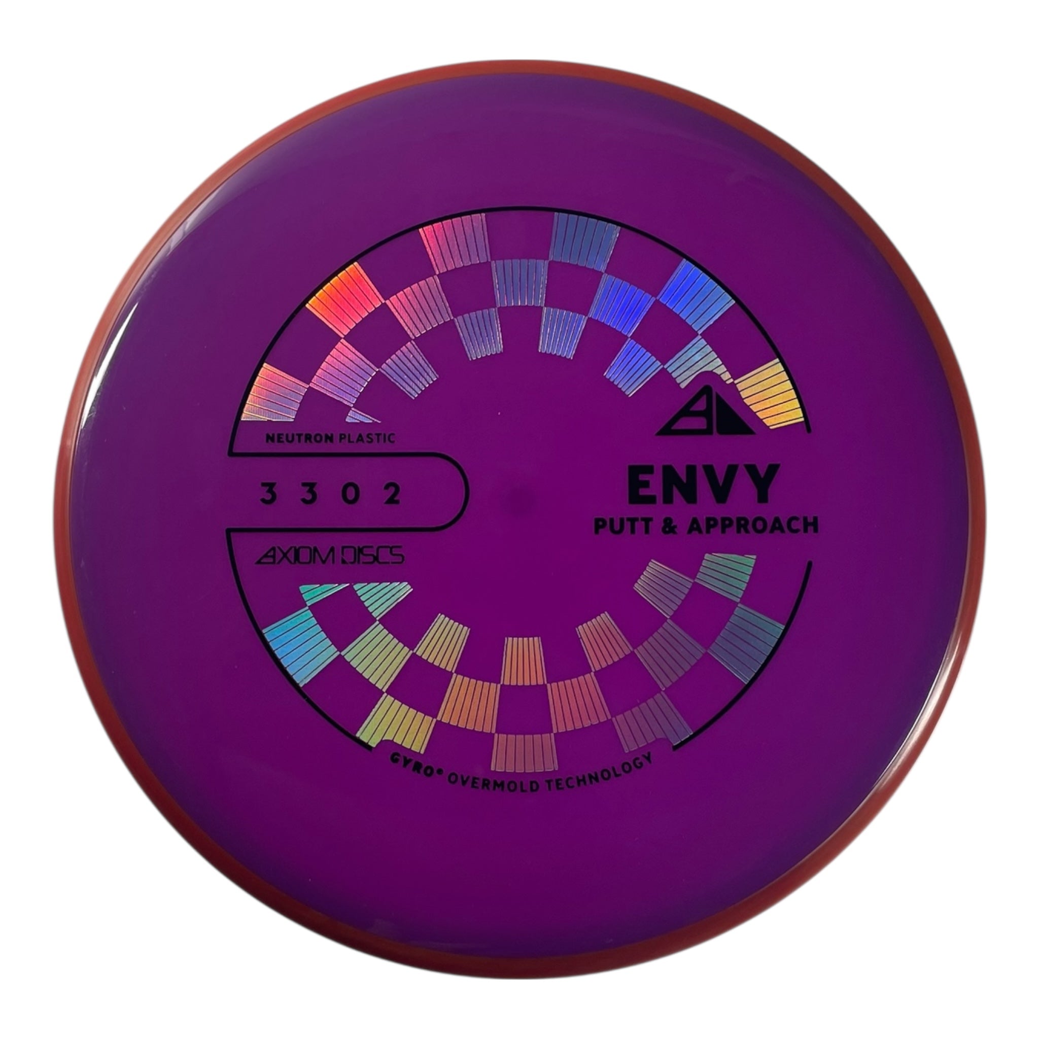 Axiom Discs Envy | Neutron | Purple/Orange 165g (Project Lab Coat) Disc Golf