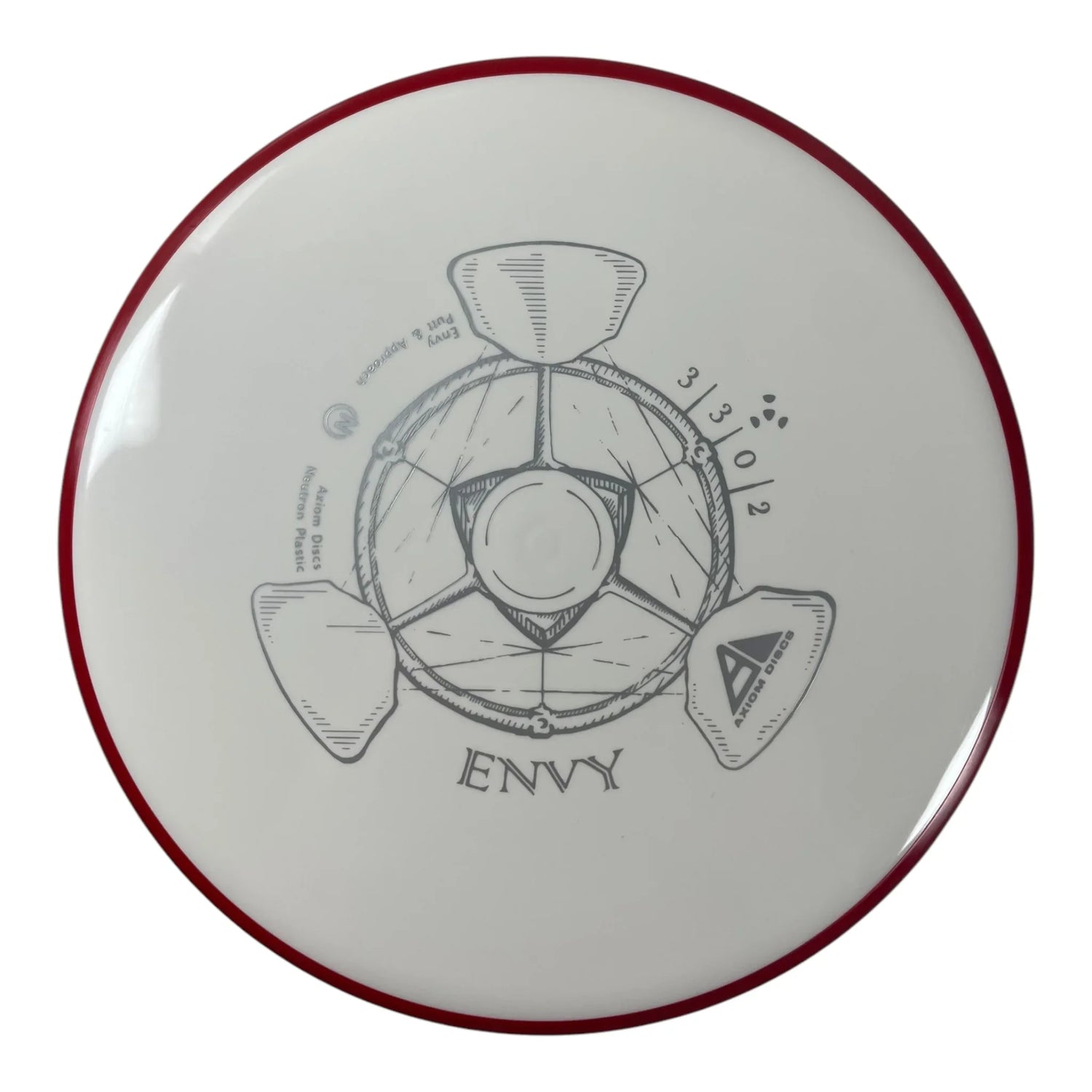 Axiom Discs Envy | Neutron | White/Red 169g Disc Golf