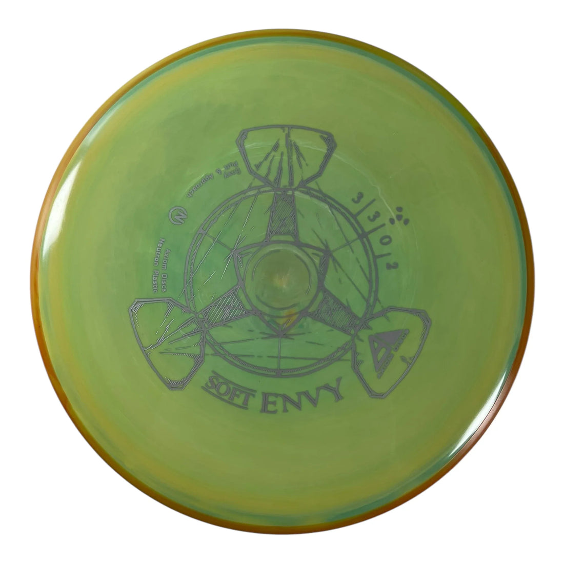 Axiom Discs Envy | Neutron Soft | Green/Orange 173g Disc Golf