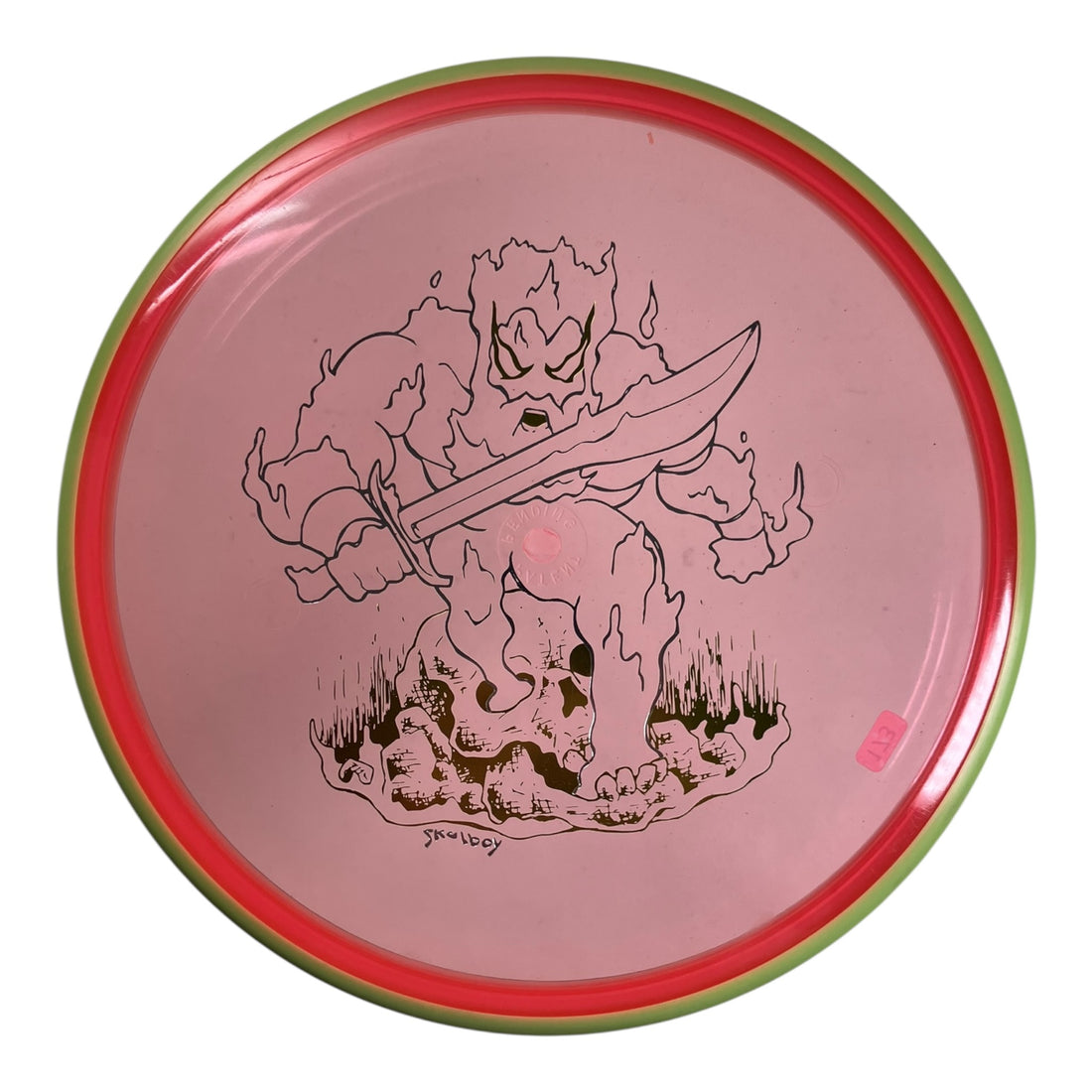 Axiom Discs Envy - Used Like New | Proton | Pink/Green (Patent Pending, Skullboy) Disc Golf