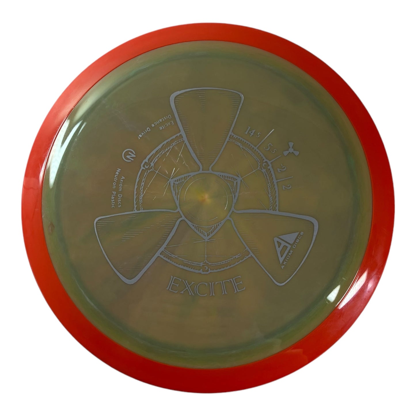 Axiom Discs Excite | Neutron | Green/Orange 174g Disc Golf