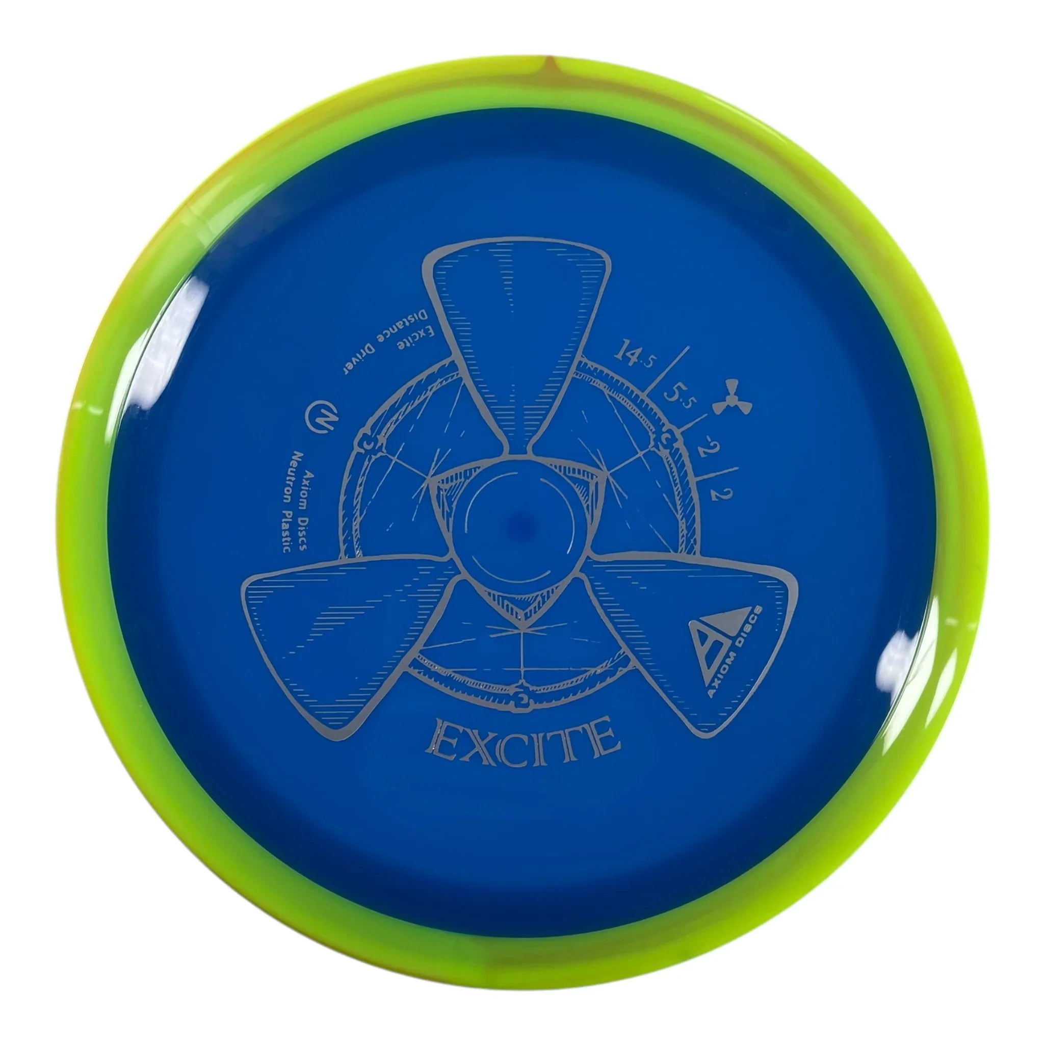 Axiom Discs Excite | Neutron | Blue/Green 172g Disc Golf