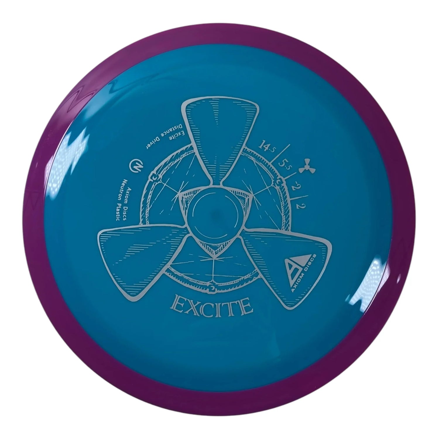 Axiom Discs Excite | Neutron | Blue/Purple 171g Disc Golf