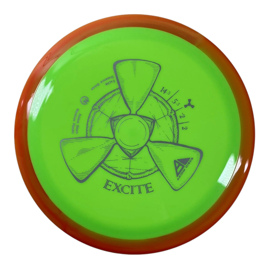 Axiom Discs Excite | Neutron | Green/Orange 172g Disc Golf