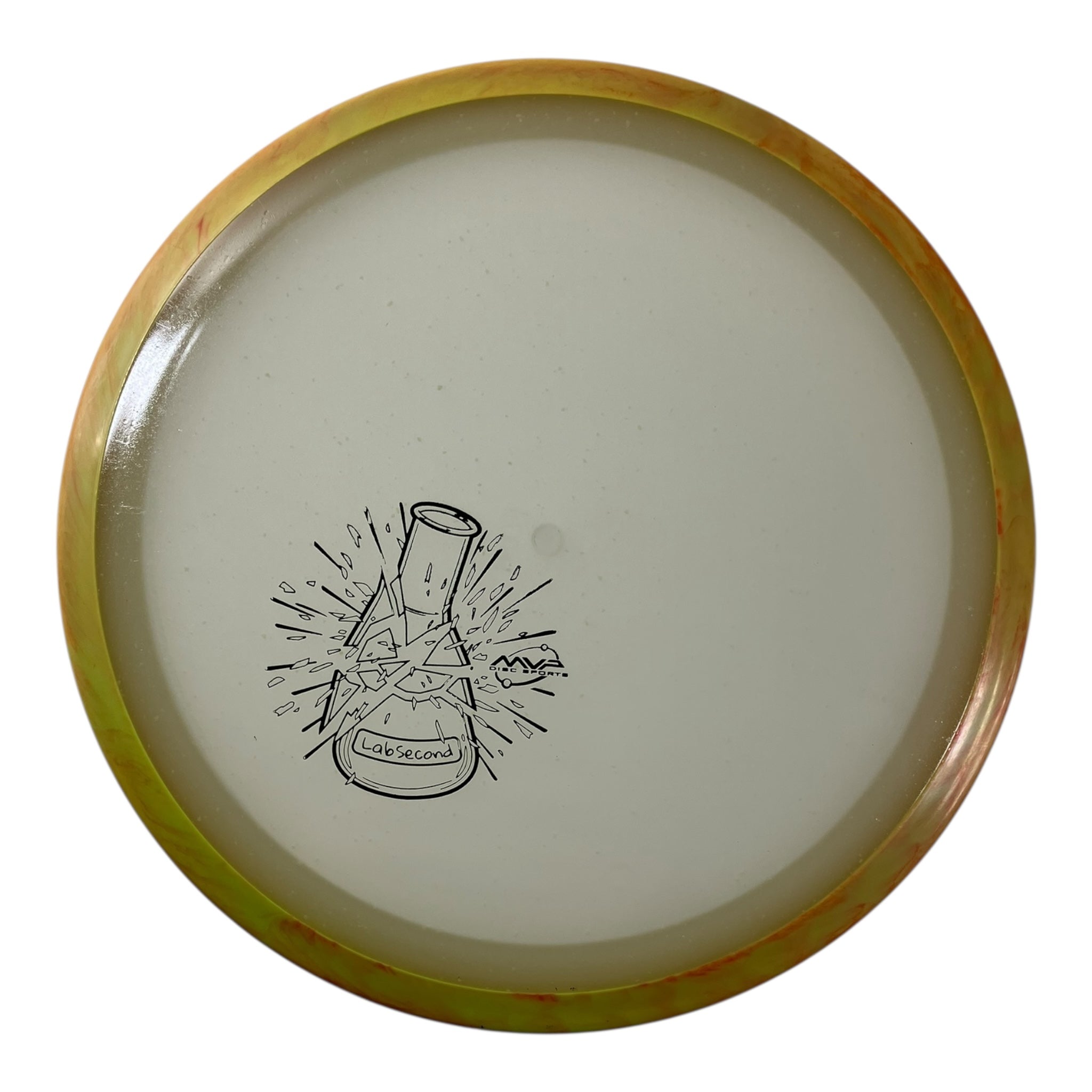 Axiom Discs Fireball - Lab Second | Particle Eclipse | Glow/Orange 170g Disc Golf