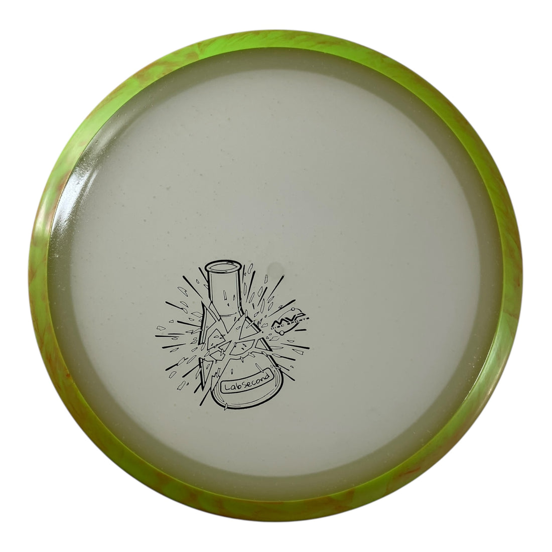 Axiom Discs Fireball - Lab Second | Particle Eclipse | Glow/Yellow 168g Disc Golf