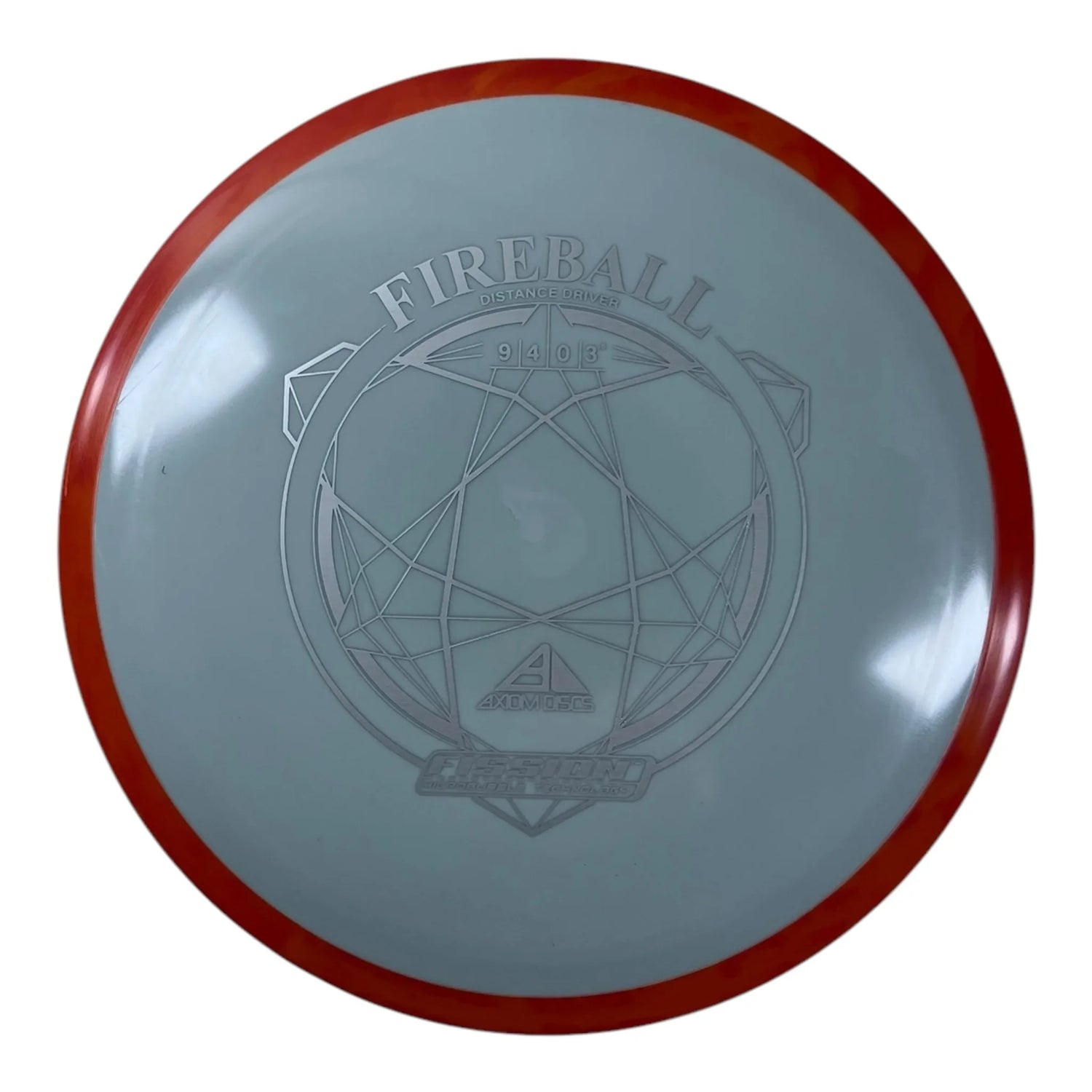 Axiom Discs Fireball | Fission | Grey/Orange 164g Disc Golf