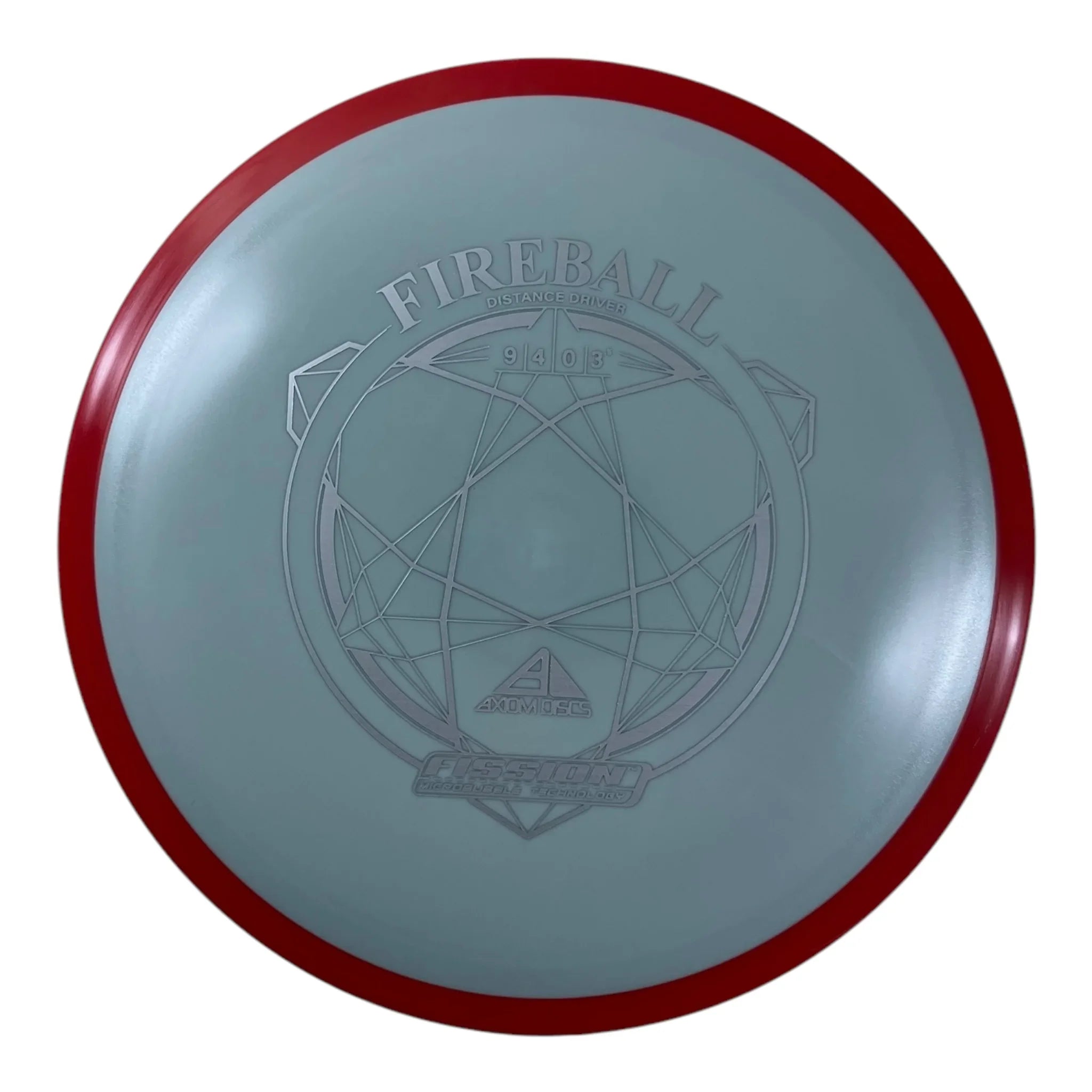 Axiom Discs Fireball | Fission | Grey/Red 156g Disc Golf