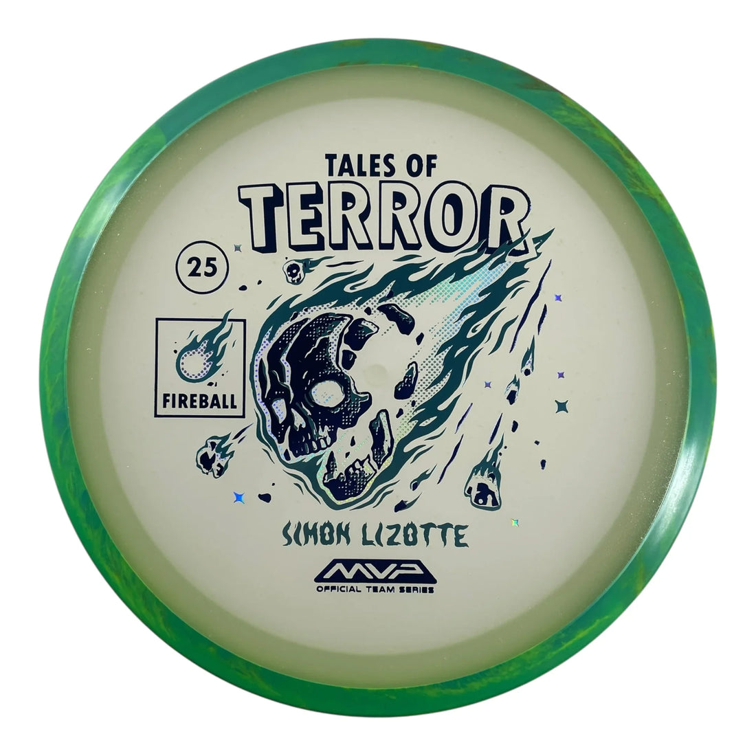 Axiom Discs Fireball | Particle Glow Eclipse | Green/Blue 175g (Simon Lizotte Halloween 2025) Disc Golf