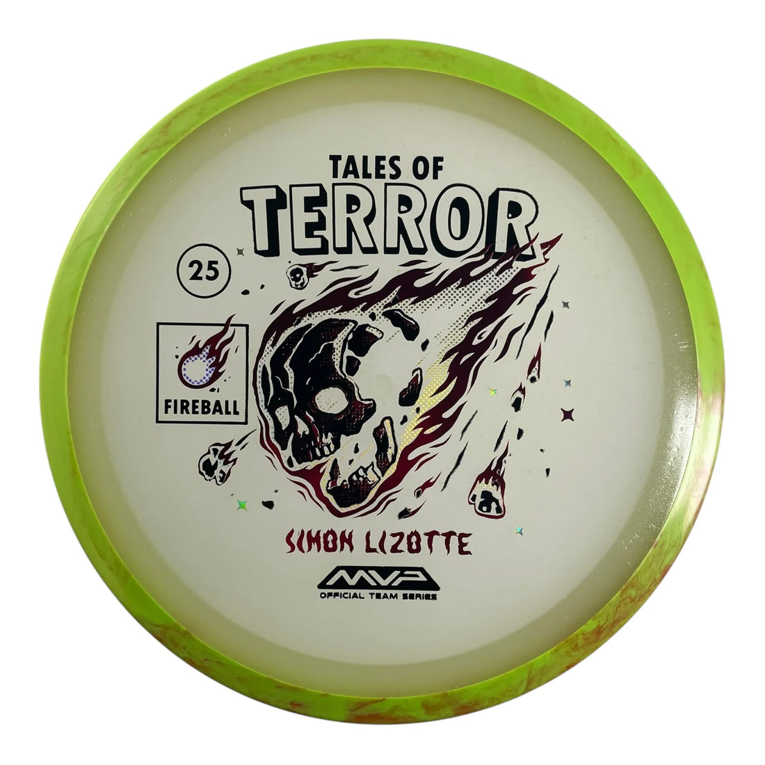 Axiom Discs Fireball | Particle Glow Eclipse | Yellow/Red 174g (Simon Lizotte Halloween 2025) Disc Golf